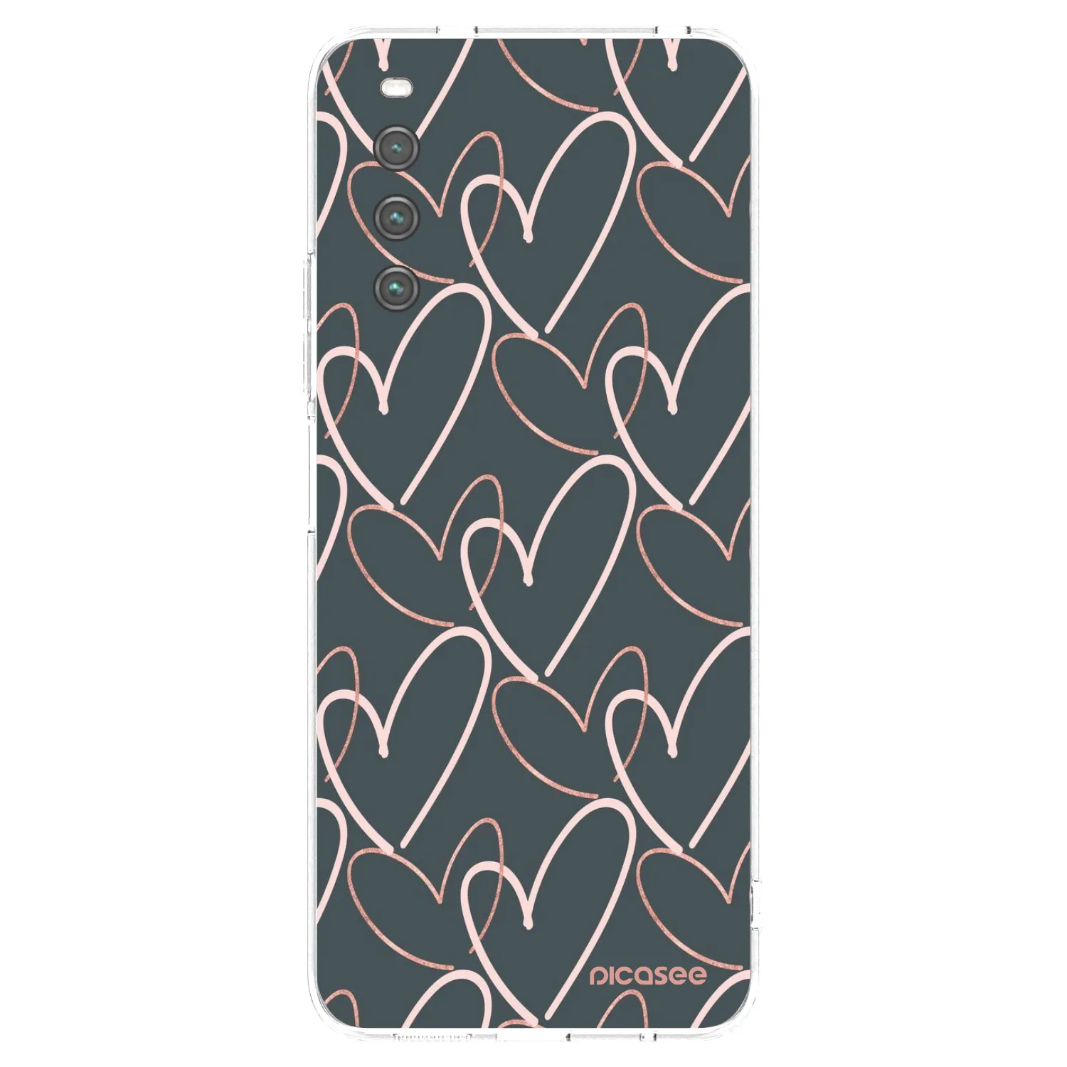 Picasee silikonowe przeźroczyste etui na Sony Xperia 10 IV 5G - Lots of love