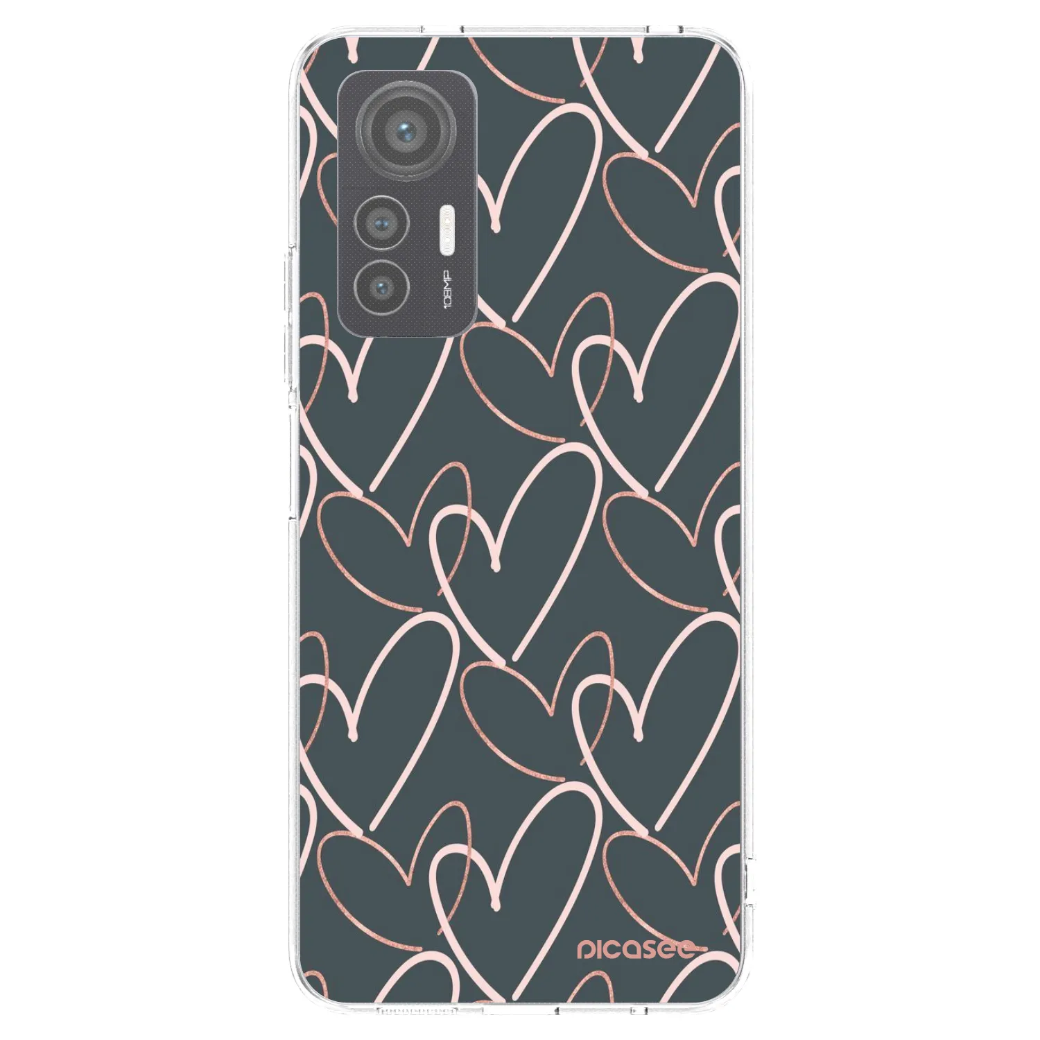 Picasee silikonowe przeźroczyste etui na Xiaomi 12 Lite - Lots of love
