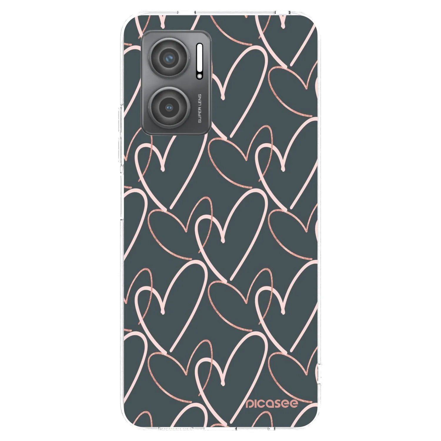 Picasee silikonowe przeźroczyste etui na Xiaomi Redmi 10 5G - Lots of love
