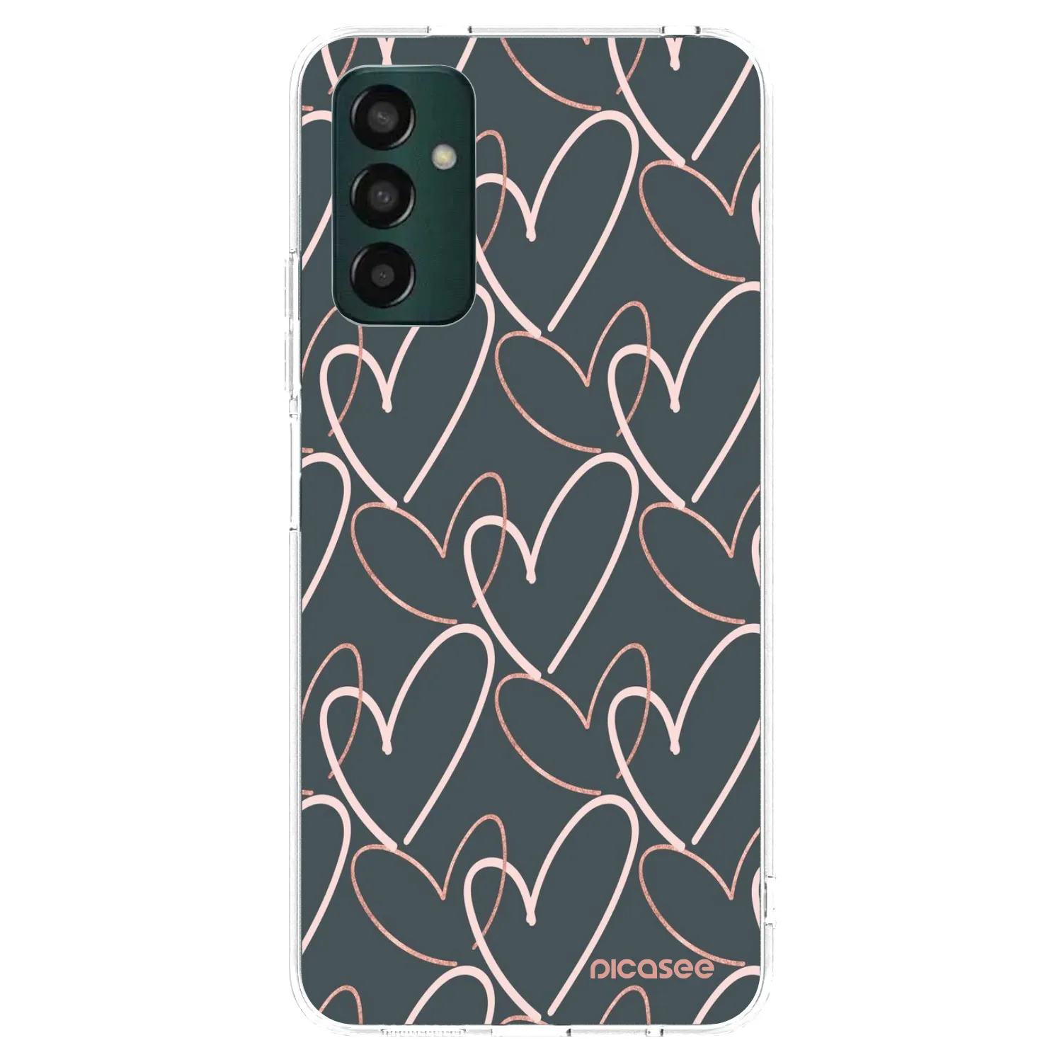 Picasee silikonowe przeźroczyste etui na Samsung Galaxy M23 5G - Lots of love