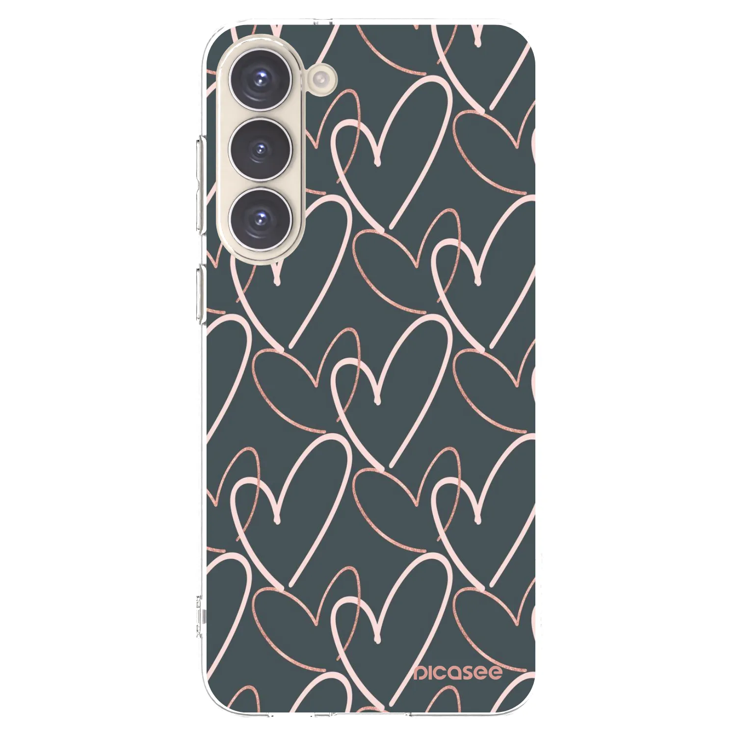 Picasee silikonowe przeźroczyste etui na Samsung Galaxy S23+ 5G - Lots of love