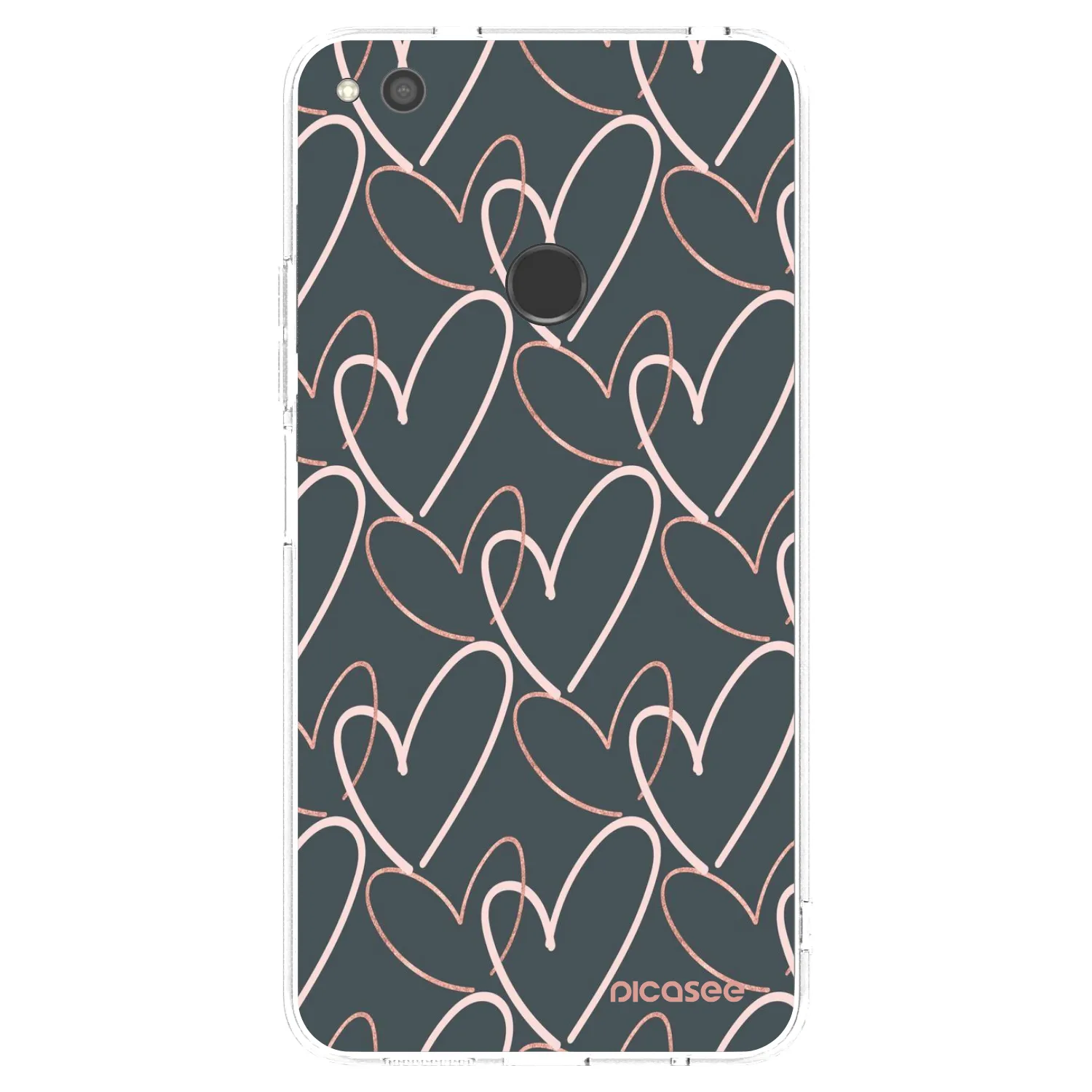 Picasee silikonowe przeźroczyste etui na Huawei P9 Lite 2017 - Lots of love