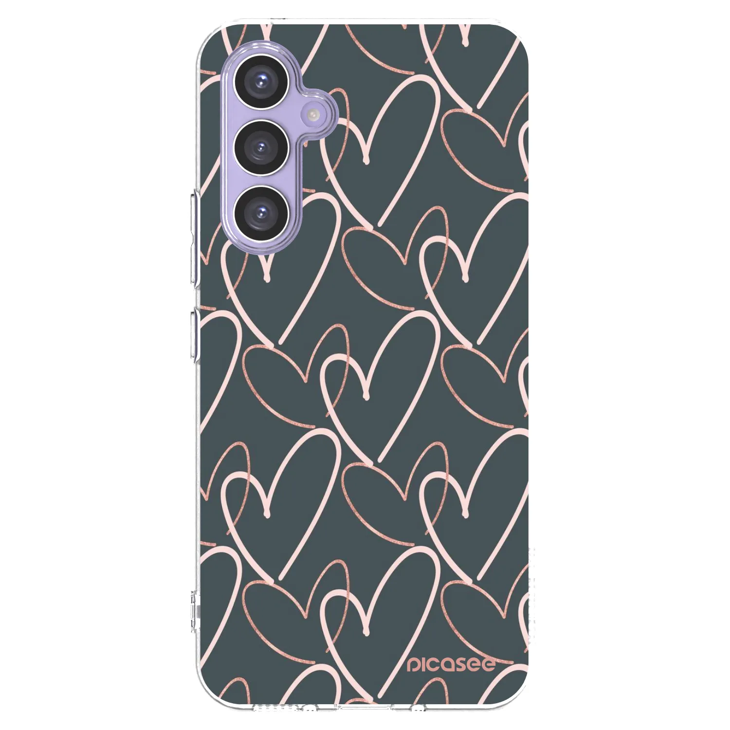 Picasee silikonowe przeźroczyste etui na Samsung Galaxy A54 5G A546B - Lots of love