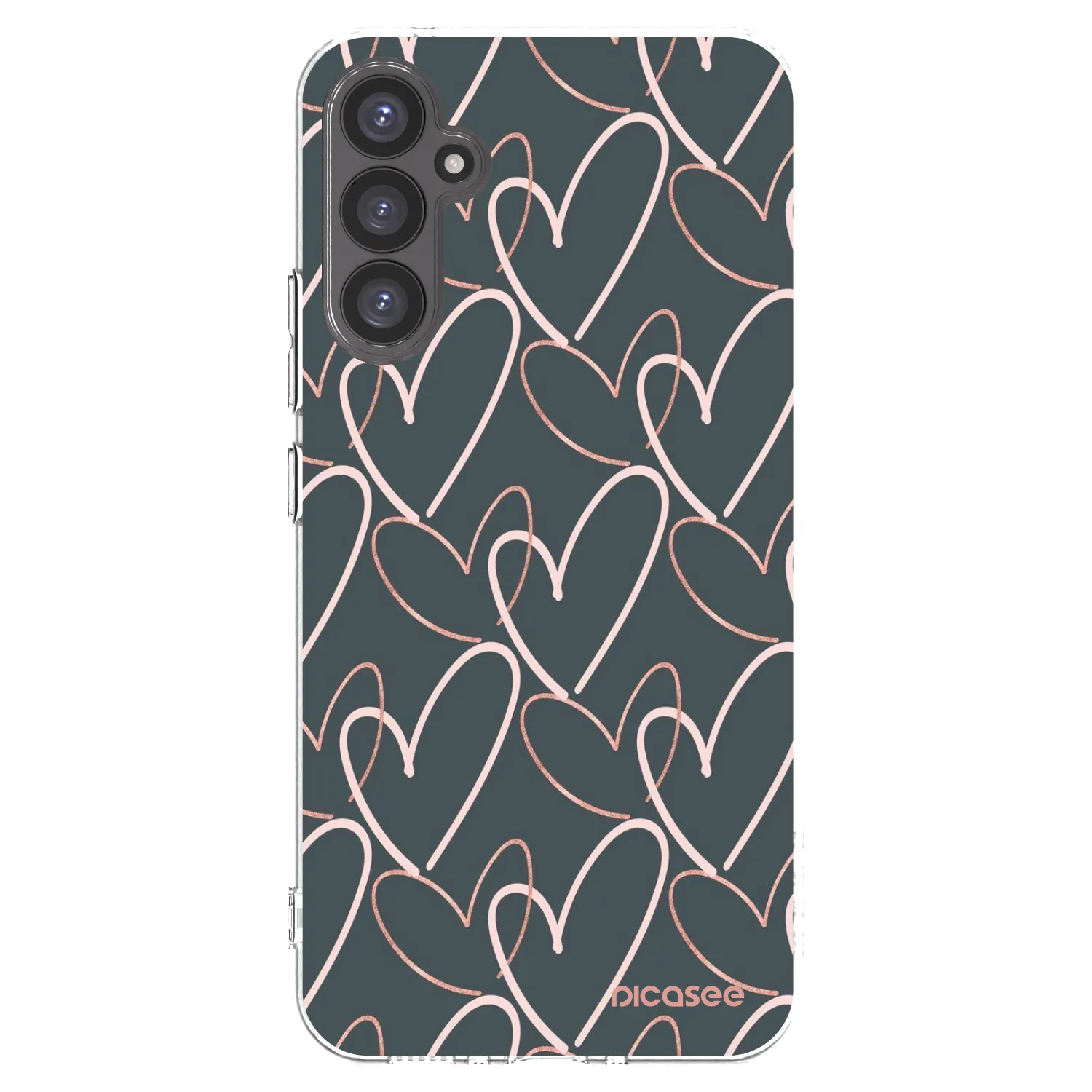 Picasee silikonowe przeźroczyste etui na Samsung Galaxy A34 5G A346B - Lots of love