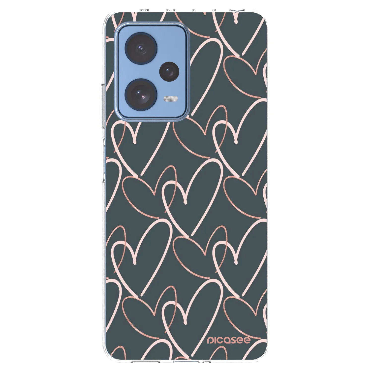 Picasee silikonowe przeźroczyste etui na Xiaomi Redmi Note 12 Pro 5G - Lots of love