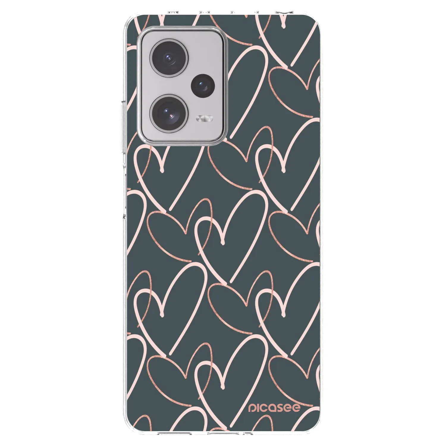 Picasee silikonowe przeźroczyste etui na Xiaomi Redmi Note 12 Pro+ 5G - Lots of love