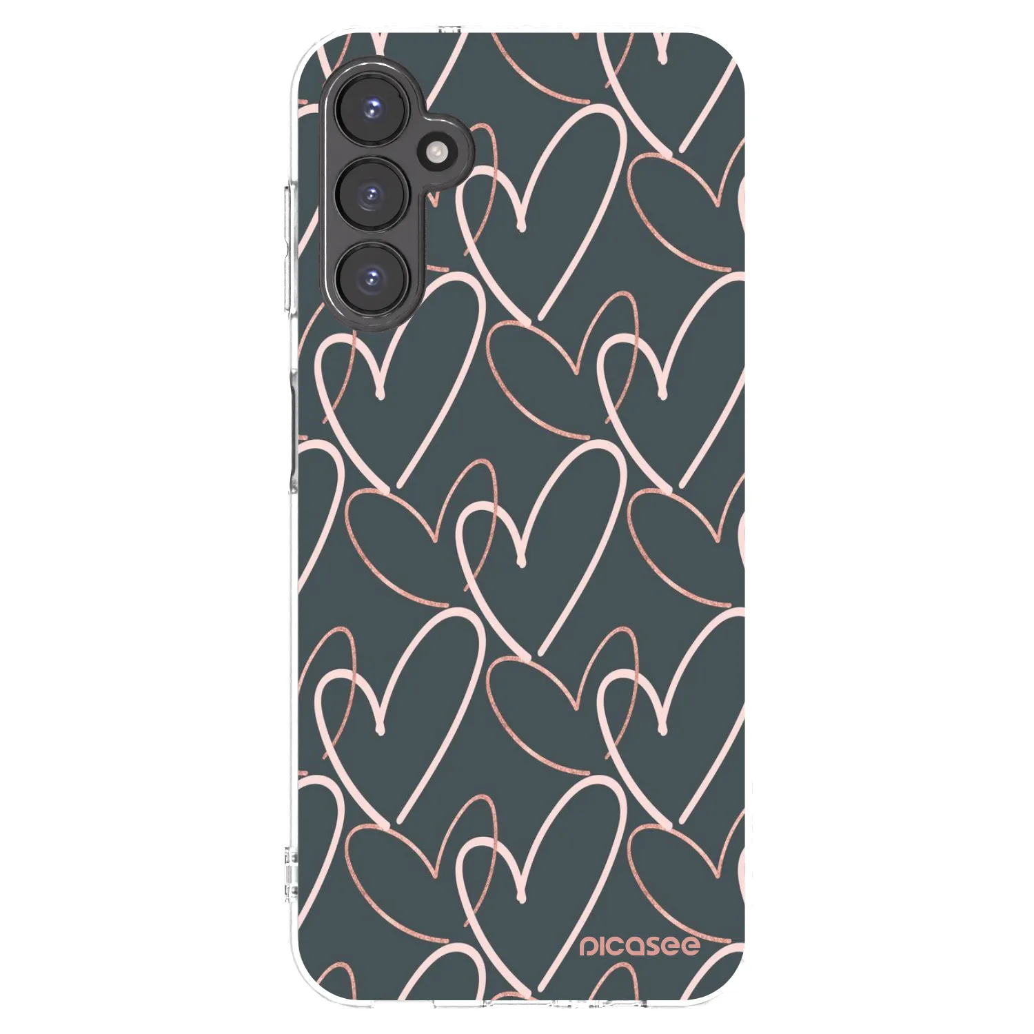 Picasee silikonowe przeźroczyste etui na Samsung Galaxy A14 5G A146P - Lots of love