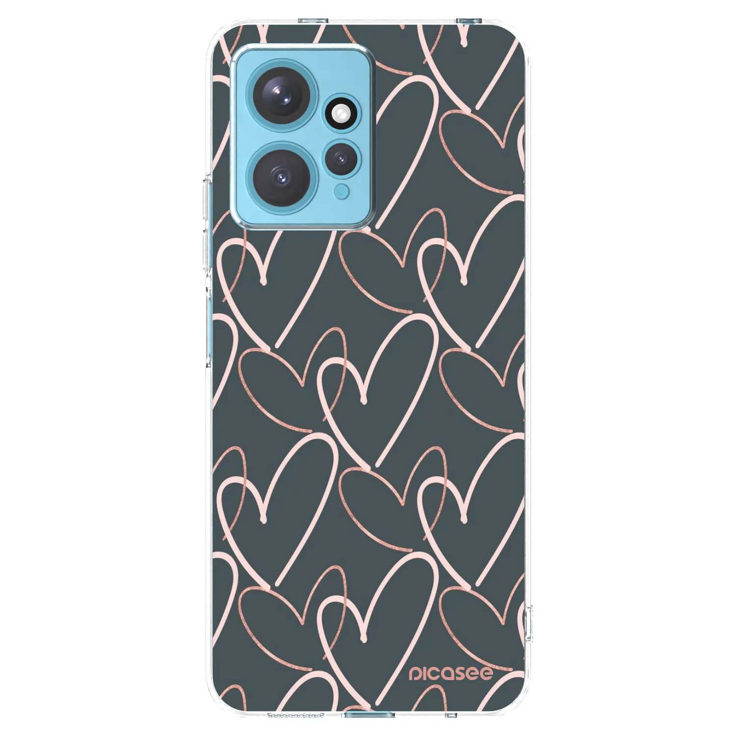Picasee silikonowe przeźroczyste etui na Xiaomi Redmi Note 12 4G - Lots of love