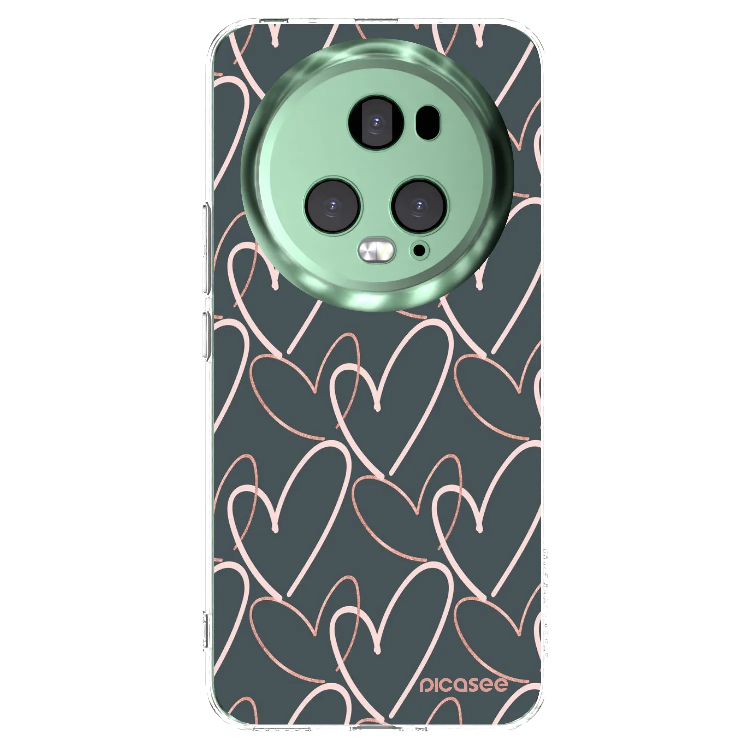 Picasee silikonowe przeźroczyste etui na Honor Magic5 Pro - Lots of love