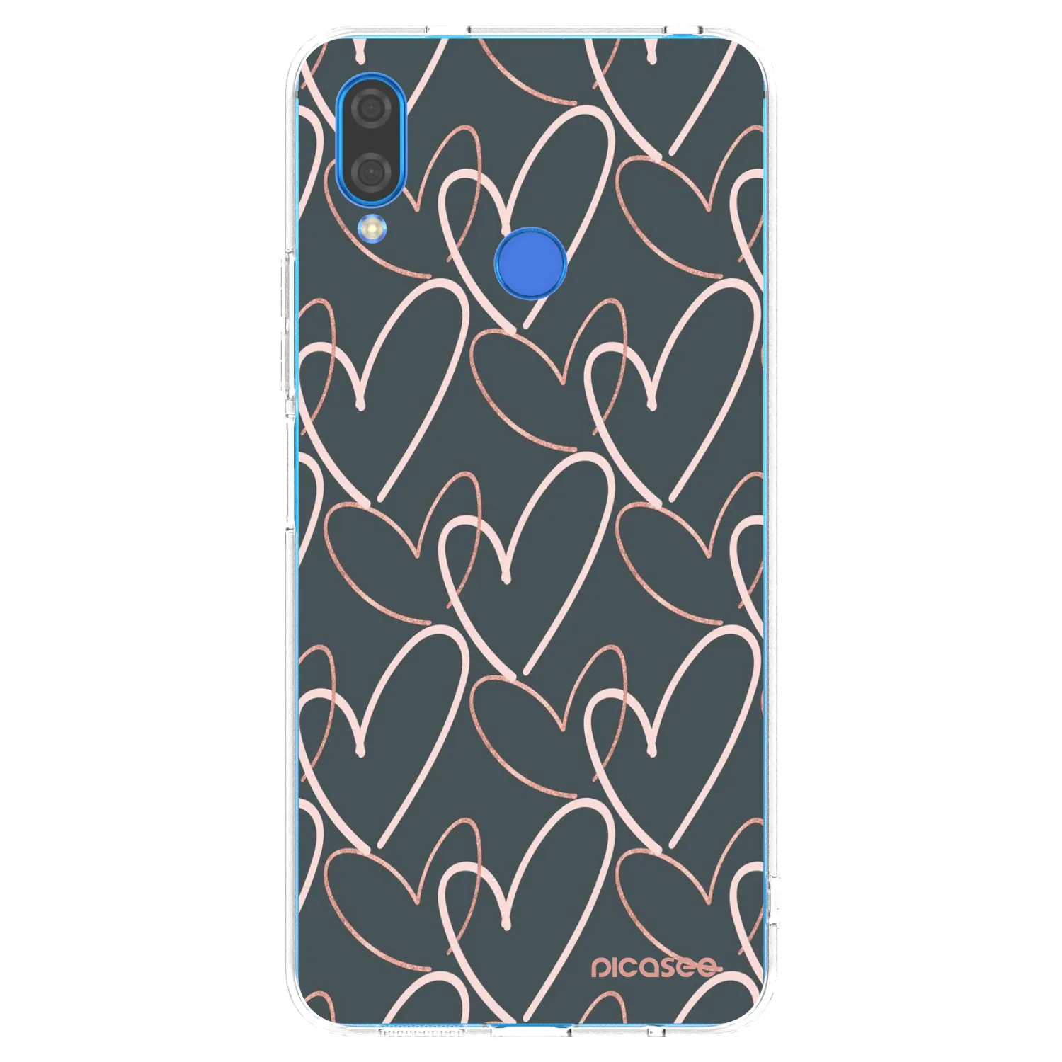 Picasee silikonowe przeźroczyste etui na Huawei Nova 3 - Lots of love