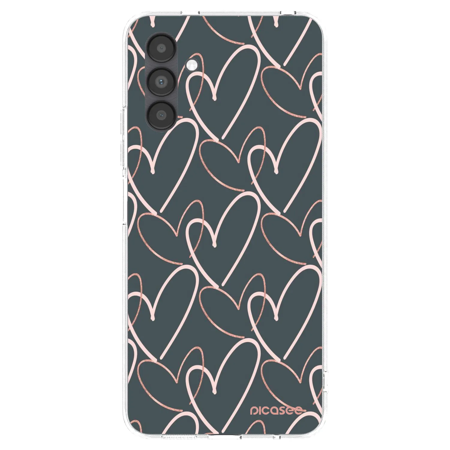 Picasee silikonowe przeźroczyste etui na Samsung Galaxy A04s A047F - Lots of love