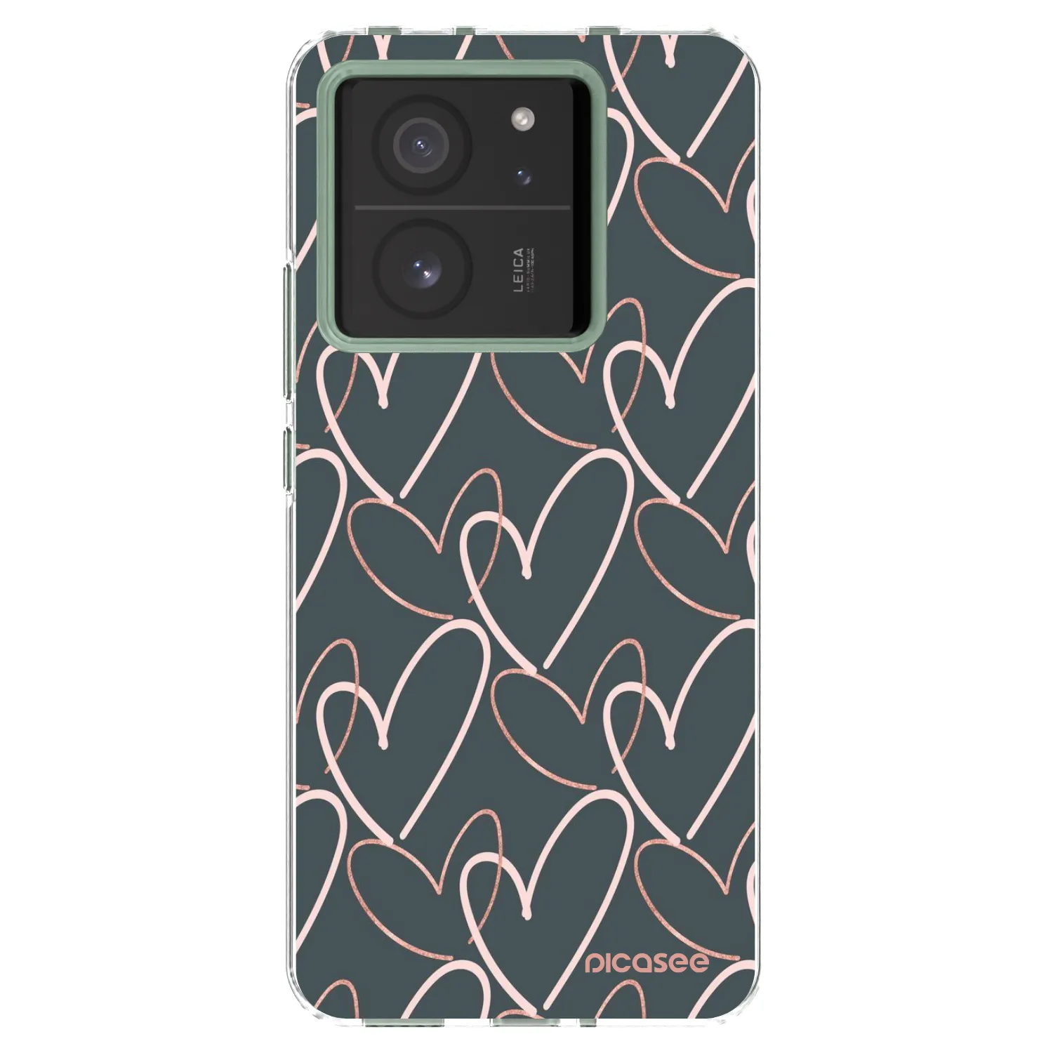 Picasee silikonowe przeźroczyste etui na Xiaomi 13T Pro - Lots of love