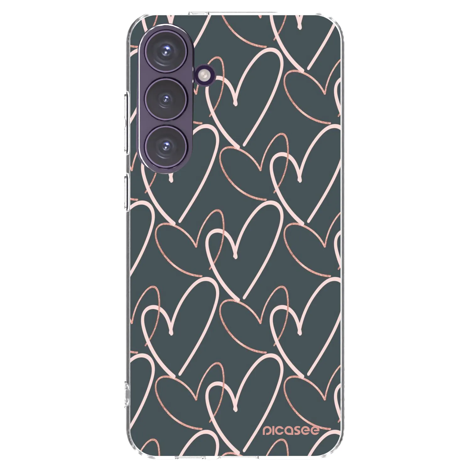 Picasee silikonowe przeźroczyste etui na Samsung Galaxy S24+ S926B 5G - Lots of love
