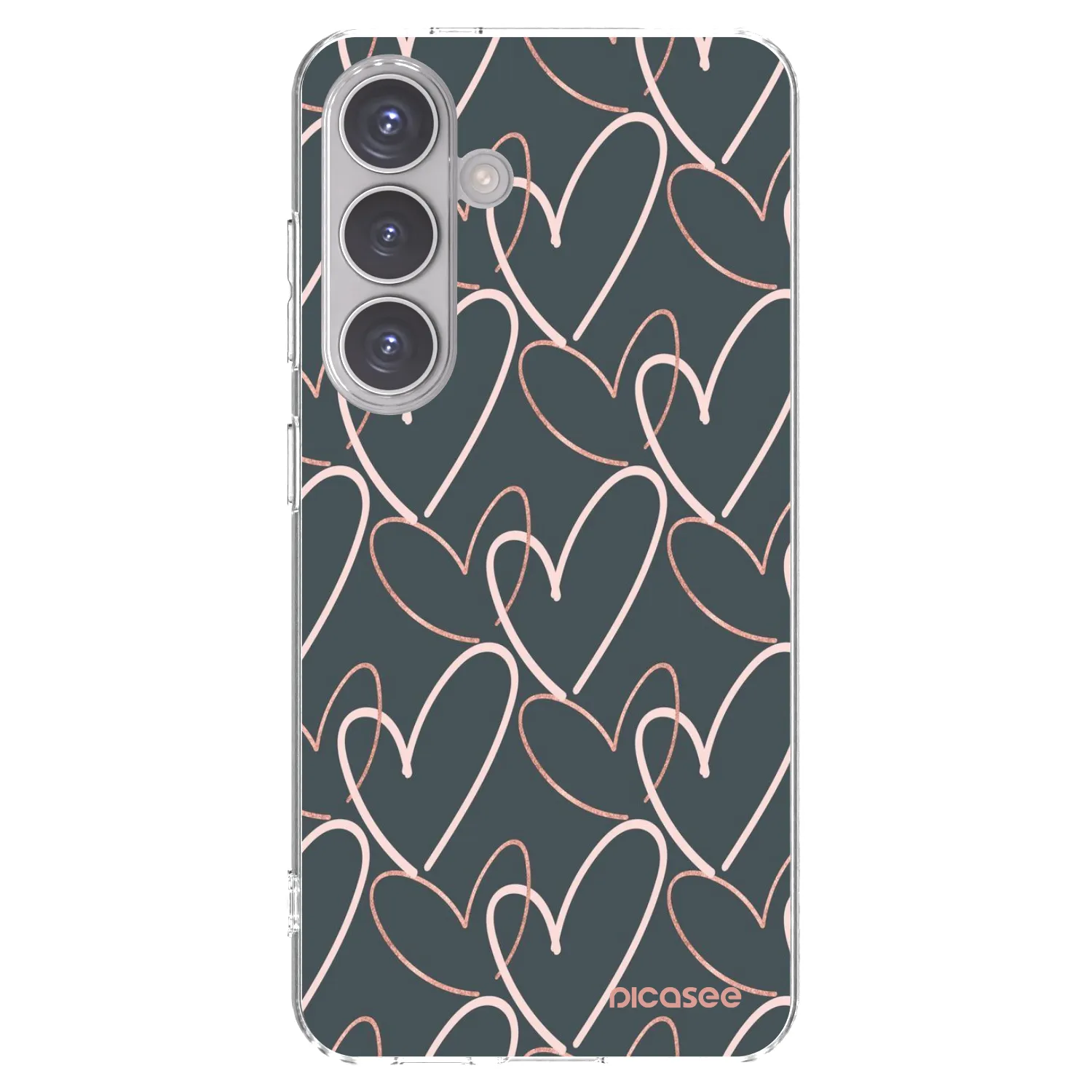 Picasee silikonowe przeźroczyste etui na Samsung Galaxy S24 S921B 5G - Lots of love