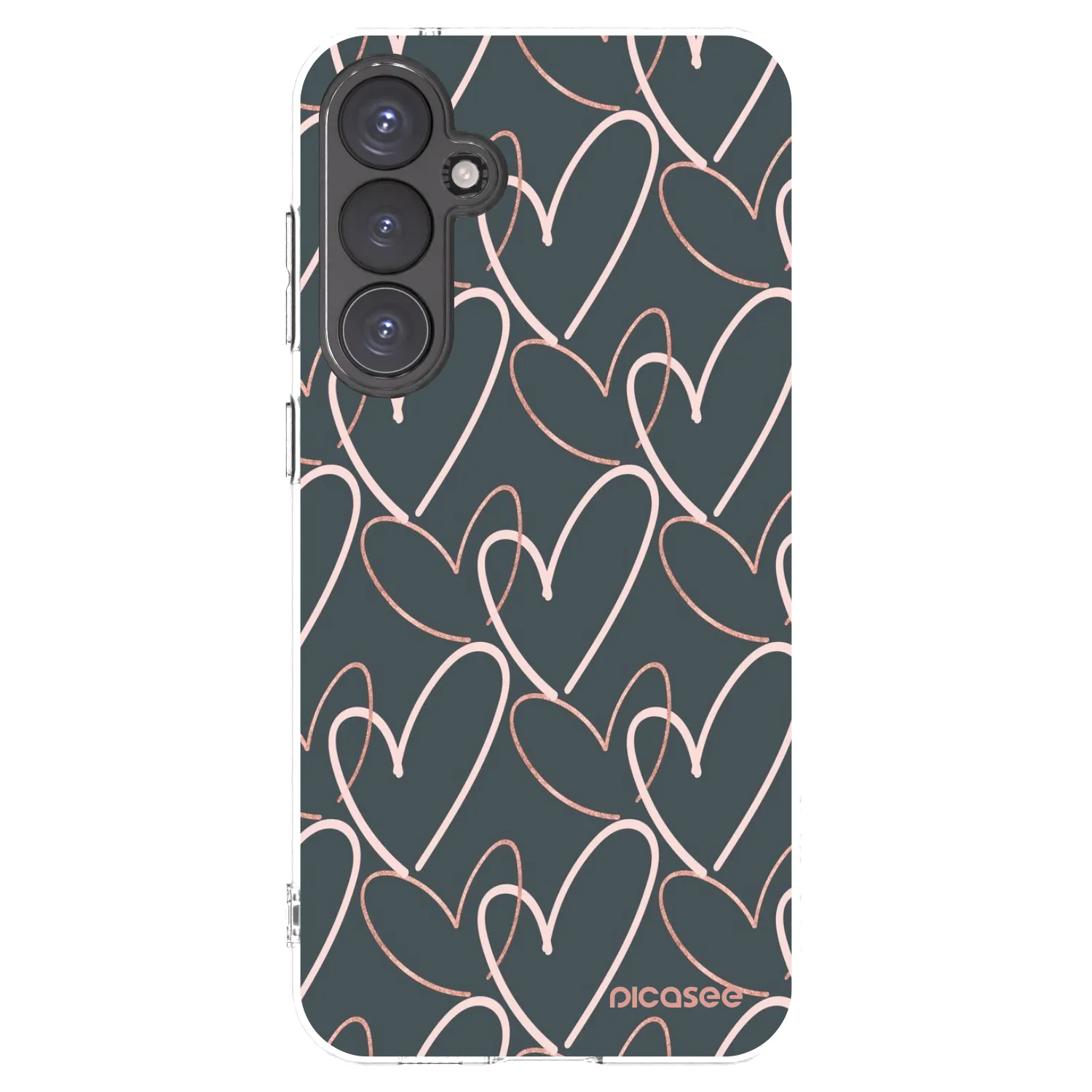 Picasee silikonowe przeźroczyste etui na Samsung Galaxy S23 FE S711B - Lots of love