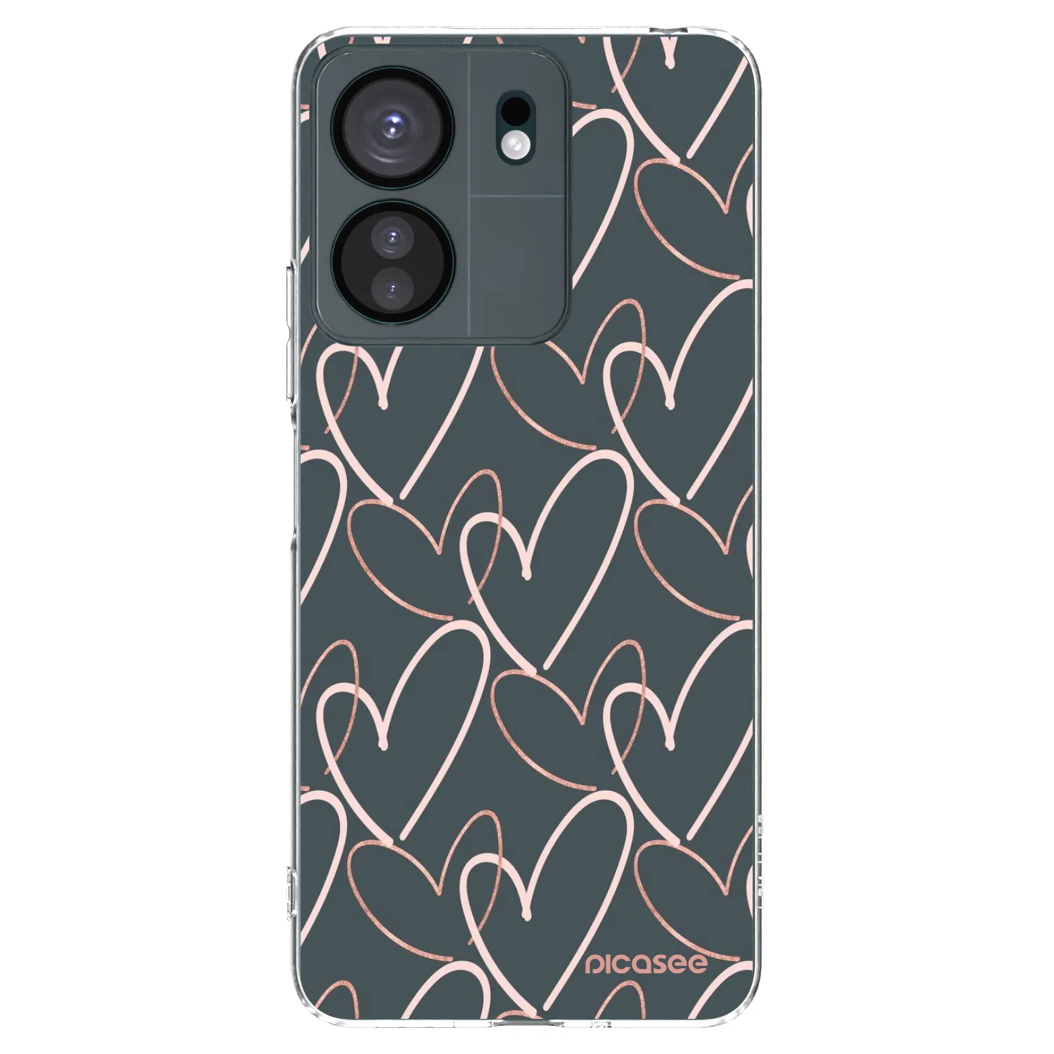 Picasee silikonowe przeźroczyste etui na Xiaomi Redmi 13C 4G - Lots of love