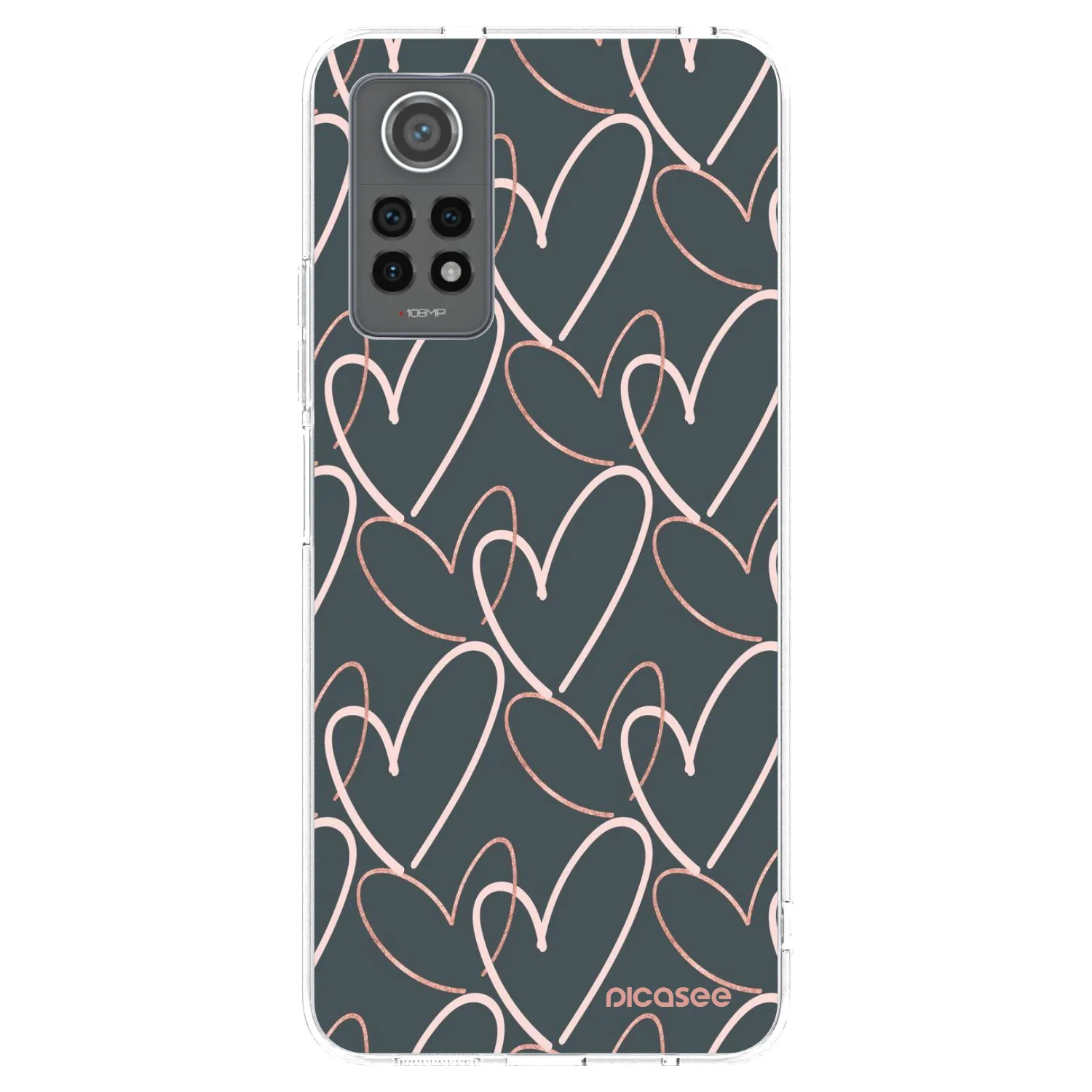 Picasee silikonowe przeźroczyste etui na Xiaomi Redmi Note 12 Pro 4G - Lots of love