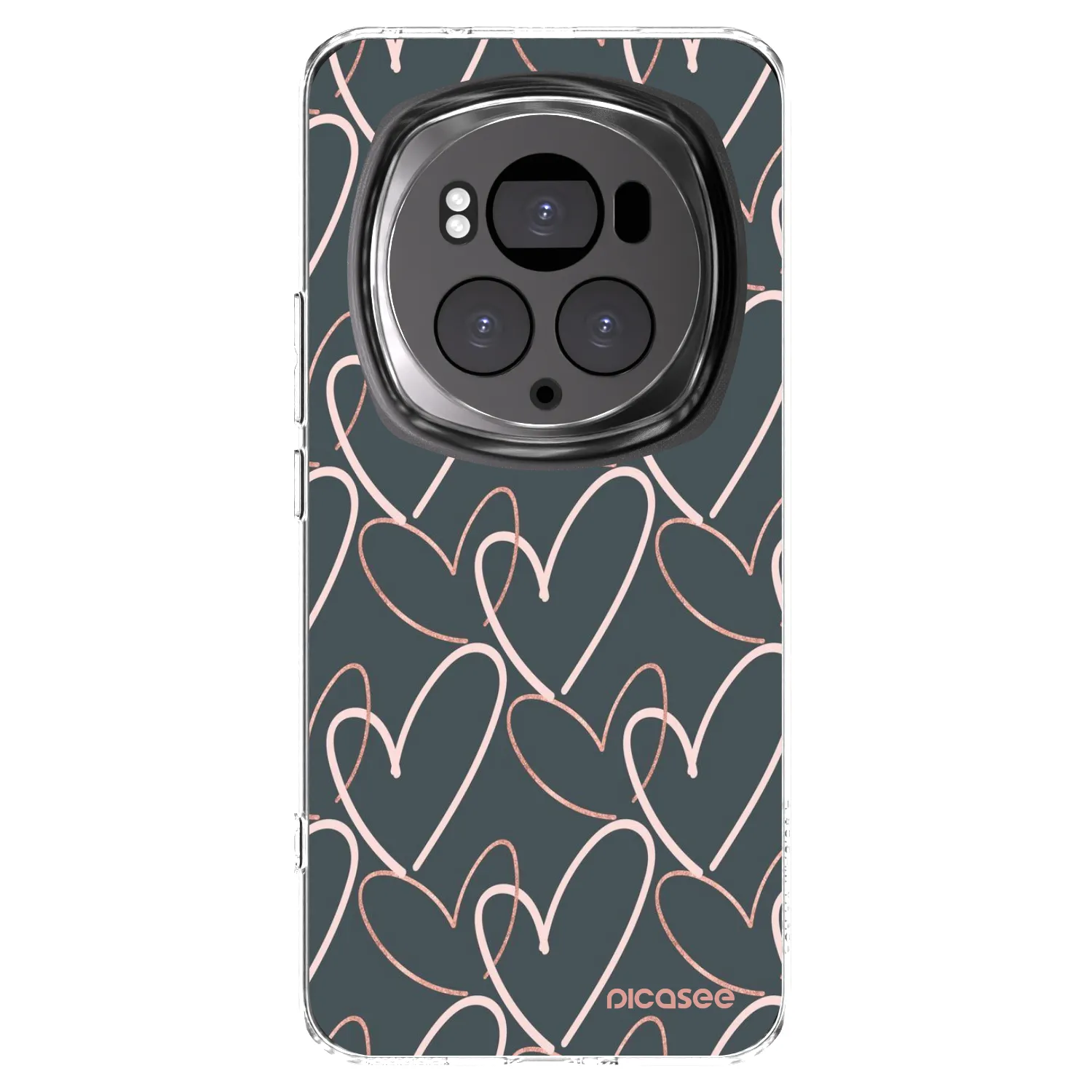 Picasee silikonowe przeźroczyste etui na Honor Magic6 Pro - Lots of love