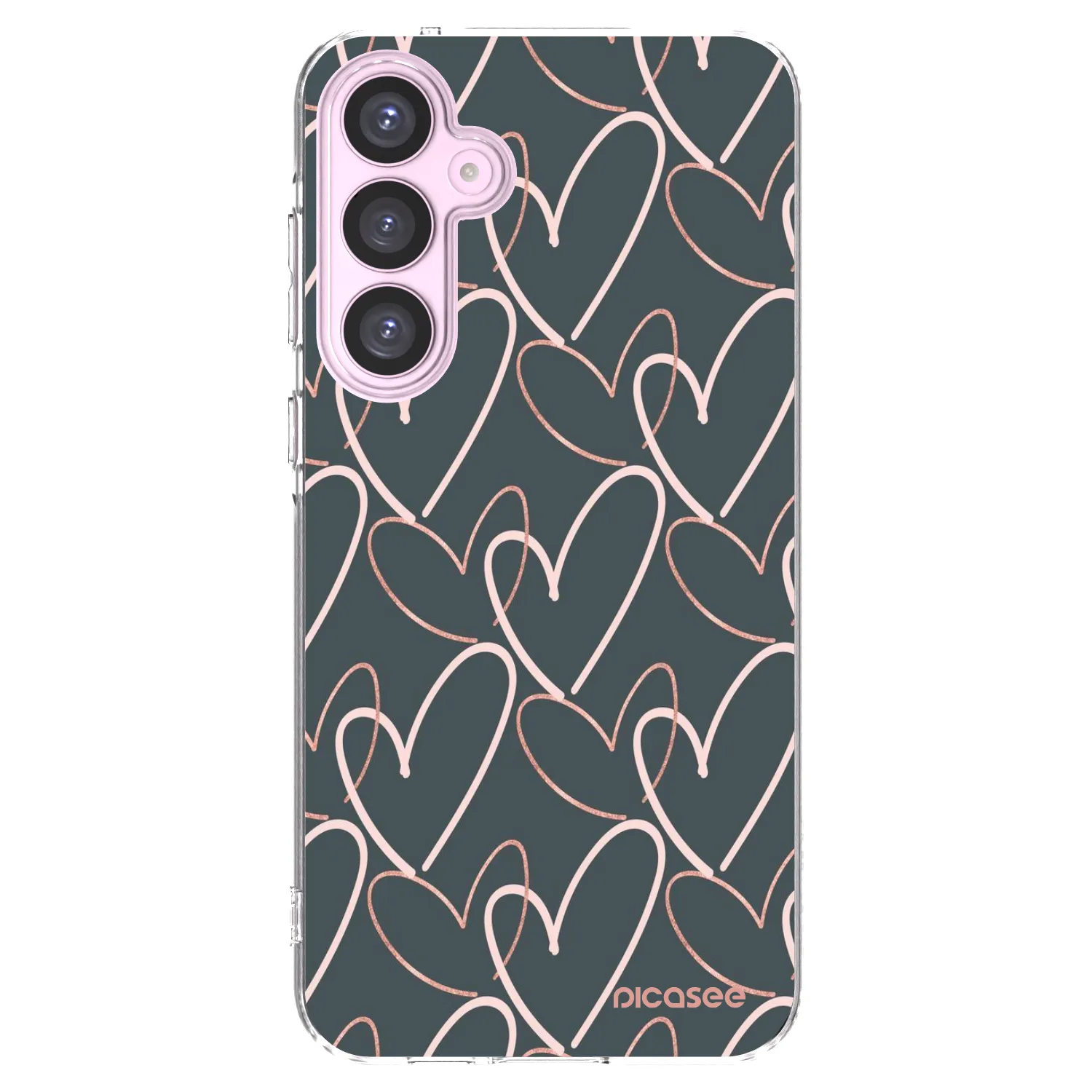Picasee silikonowe przeźroczyste etui na Samsung Galaxy A55 5G A556B - Lots of love