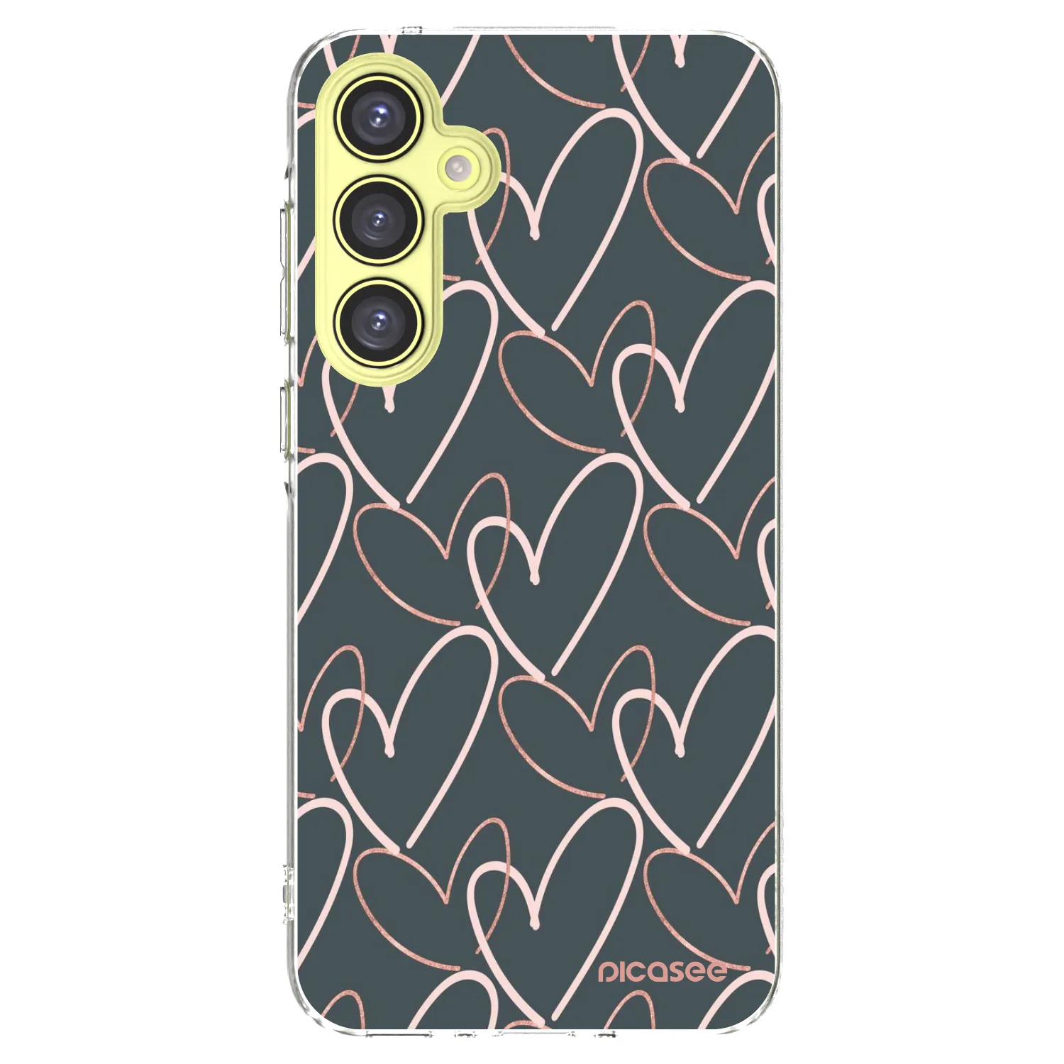 Picasee silikonowe przeźroczyste etui na Samsung Galaxy A35 5G A356B - Lots of love