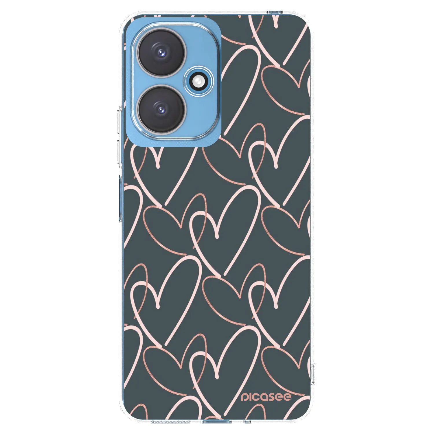 Picasee silikonowe przeźroczyste etui na Xiaomi Redmi 13C 5G - Lots of love
