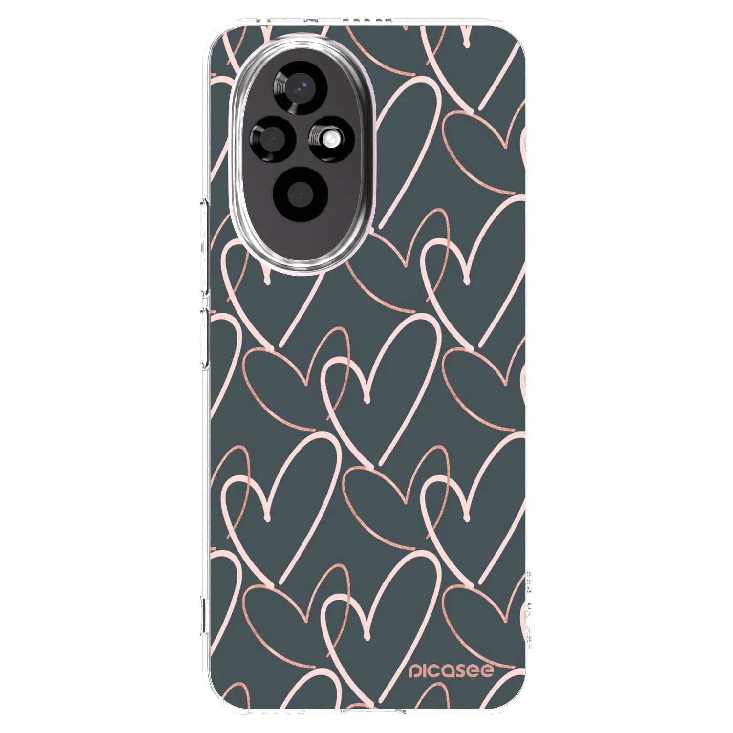 Picasee silikonowe przeźroczyste etui na Honor 200 5G - Lots of love