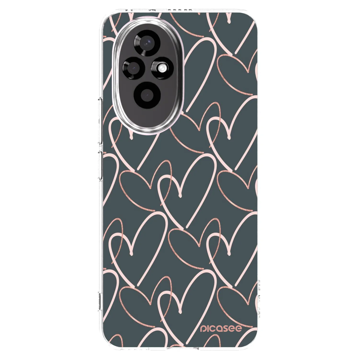 Picasee silikonowe przeźroczyste etui na Honor 200 Pro 5G - Lots of love