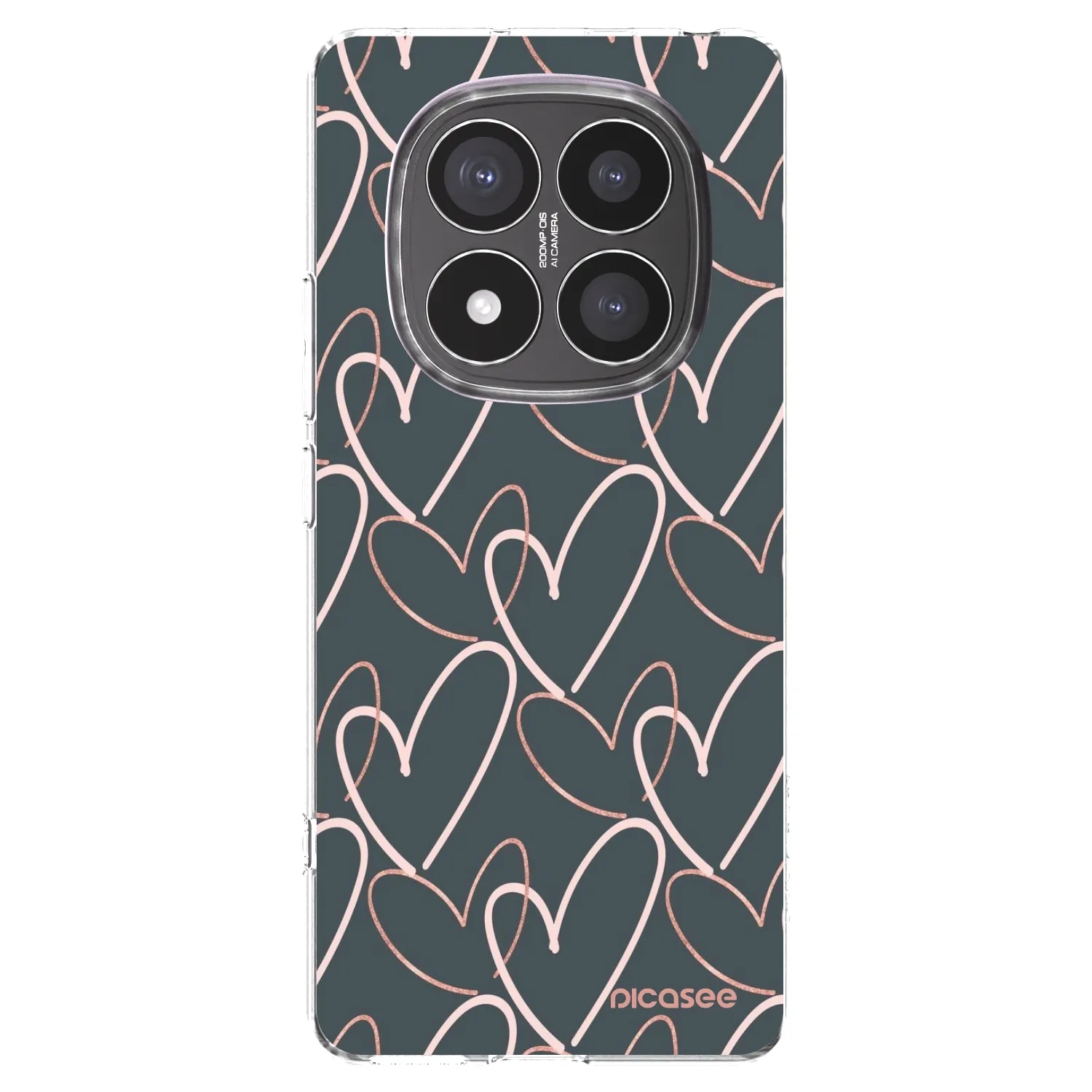 Picasee silikonowe przeźroczyste etui na Xiaomi Redmi Note 14 Pro+ 5G - Lots of love