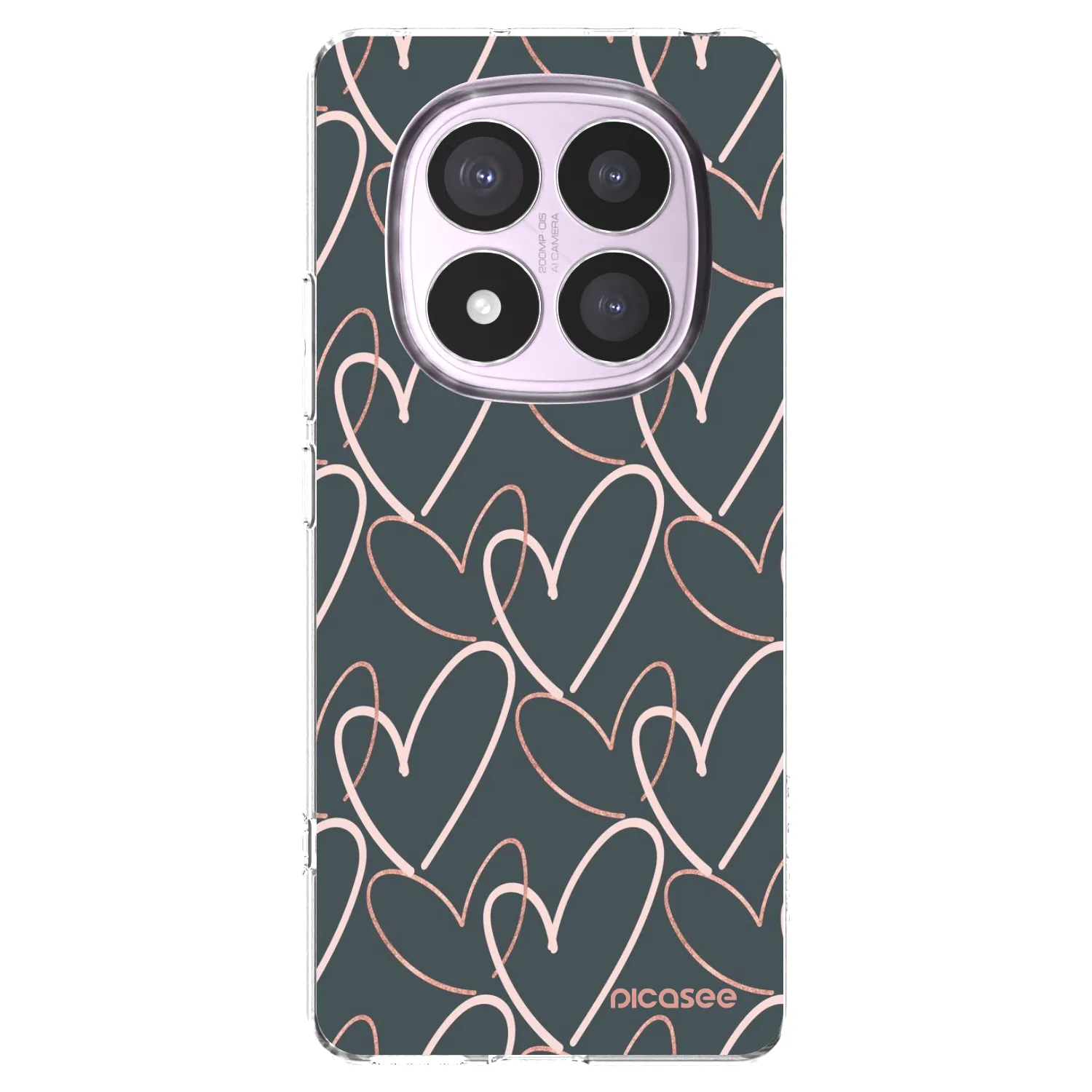 Picasee silikonowe przeźroczyste etui na Xiaomi Redmi Note 14 Pro 5G - Lots of love