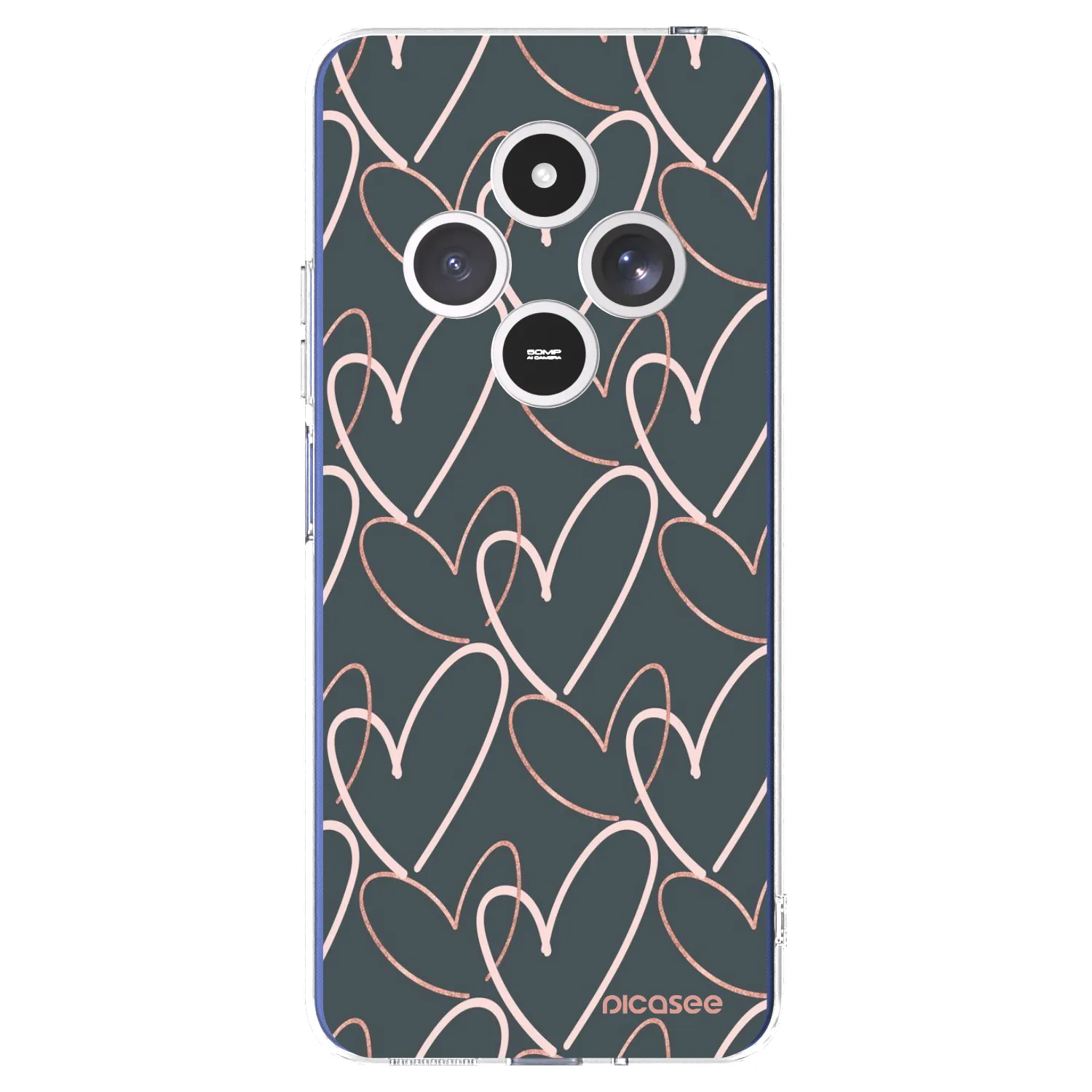 Picasee silikonowe przeźroczyste etui na Xiaomi Redmi 14C - Lots of love