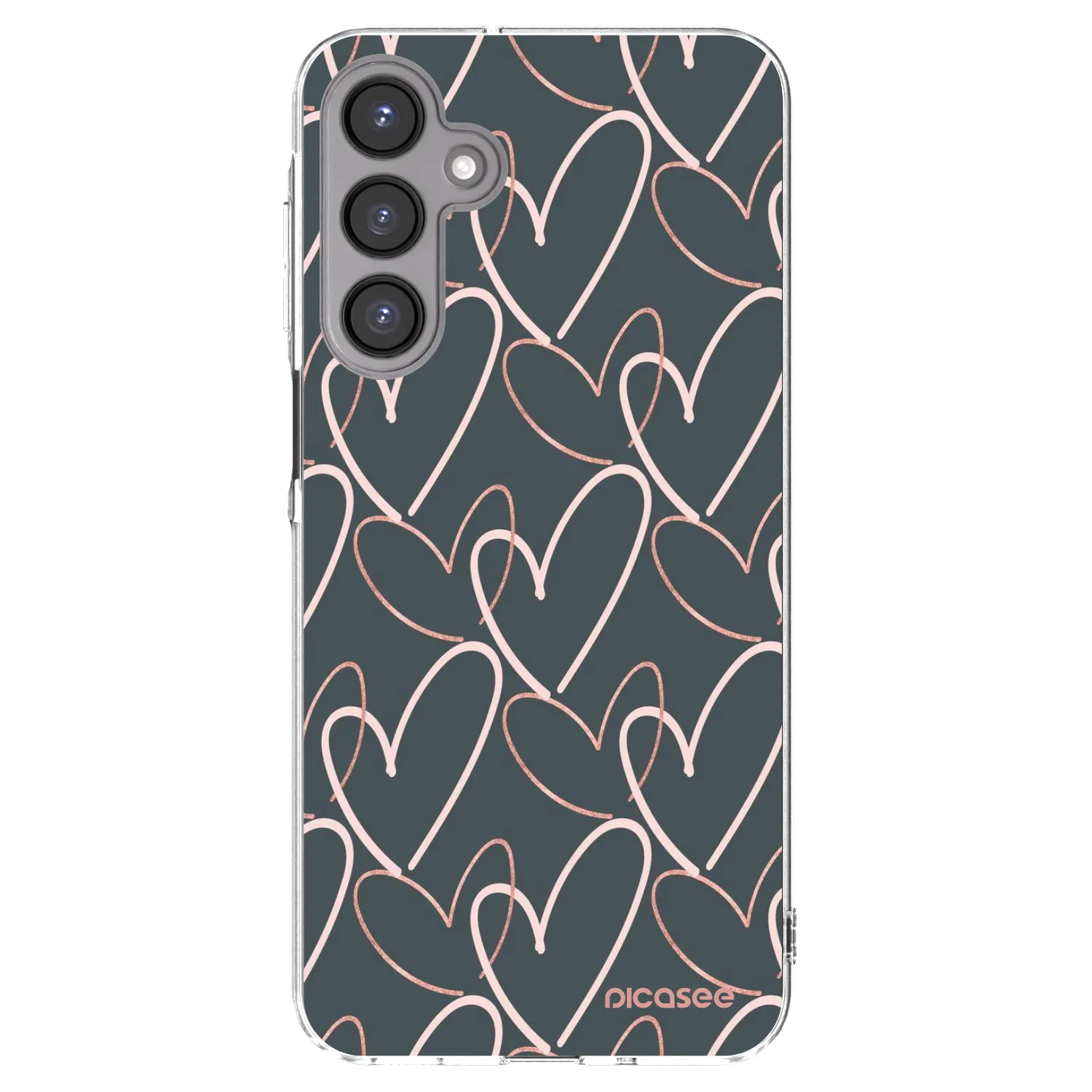Picasee silikonowe przeźroczyste etui na Samsung Galaxy A16 5G - Lots of love