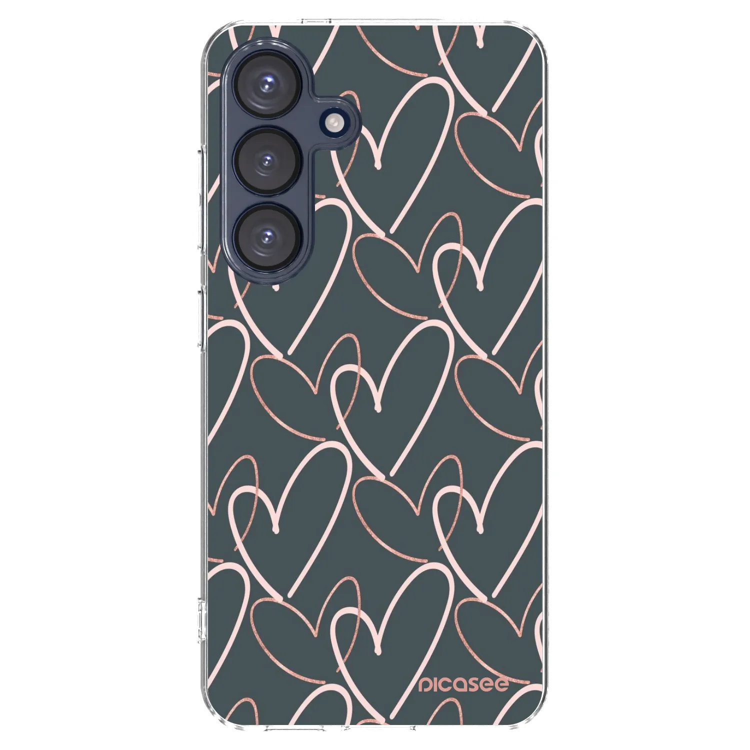 Picasee silikonowe przeźroczyste etui na Samsung Galaxy S25 5G - Lots of love