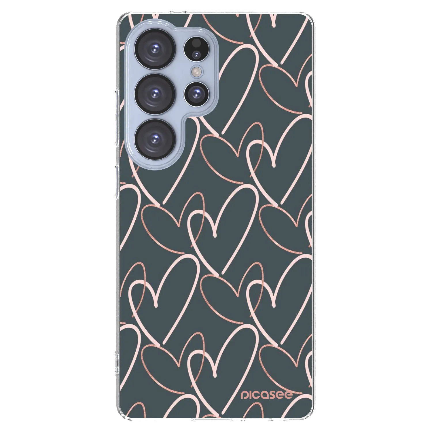 Picasee silikonowe przeźroczyste etui na Samsung Galaxy S25 Ultra 5G - Lots of love