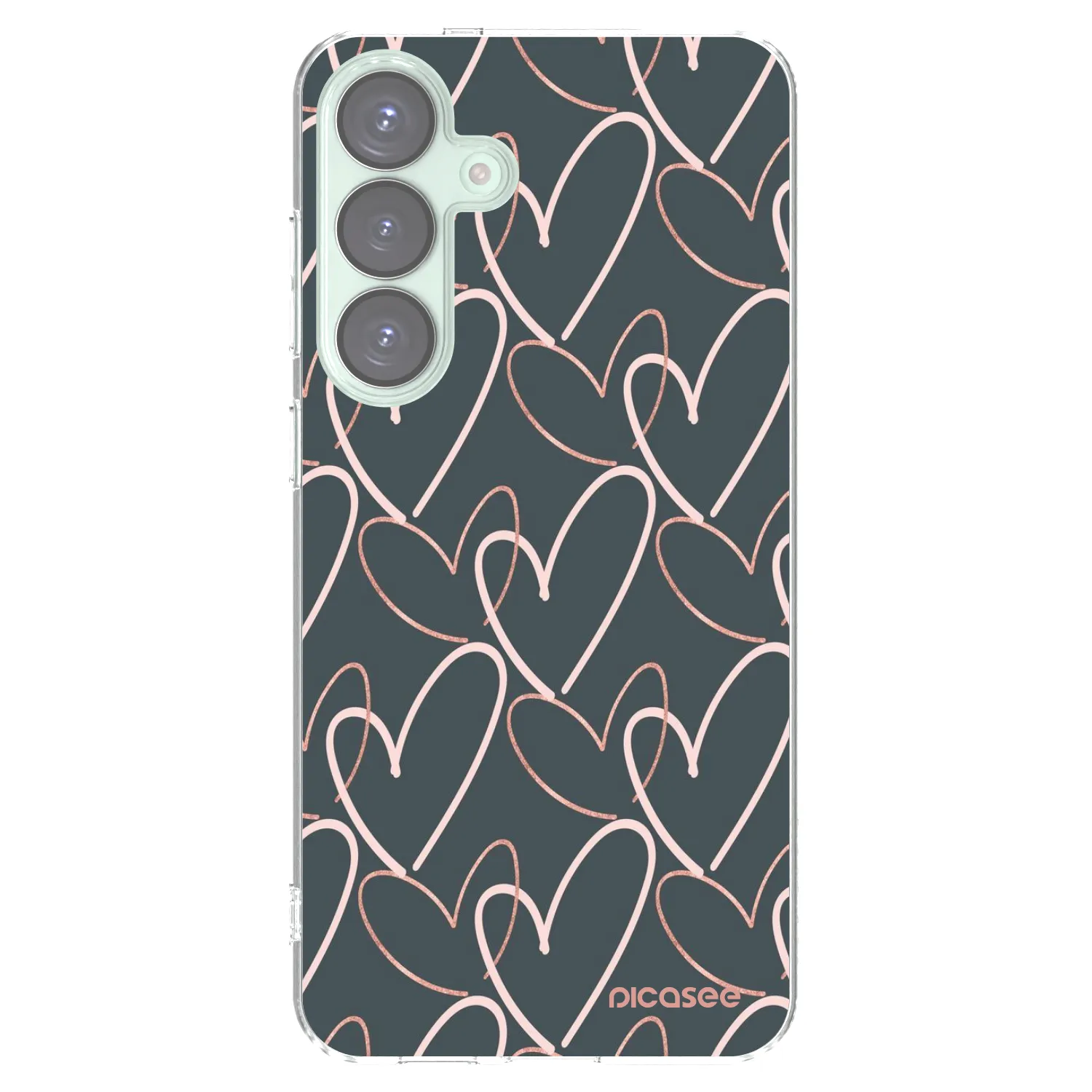 Picasee silikonowe przeźroczyste etui na Samsung Galaxy S25+ 5G - Lots of love