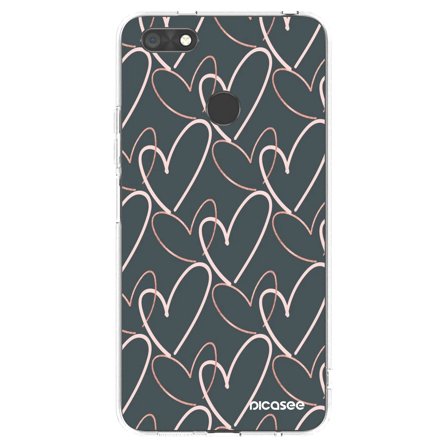 Picasee silikonowe przeźroczyste etui na Huawei P9 Lite Mini - Lots of love