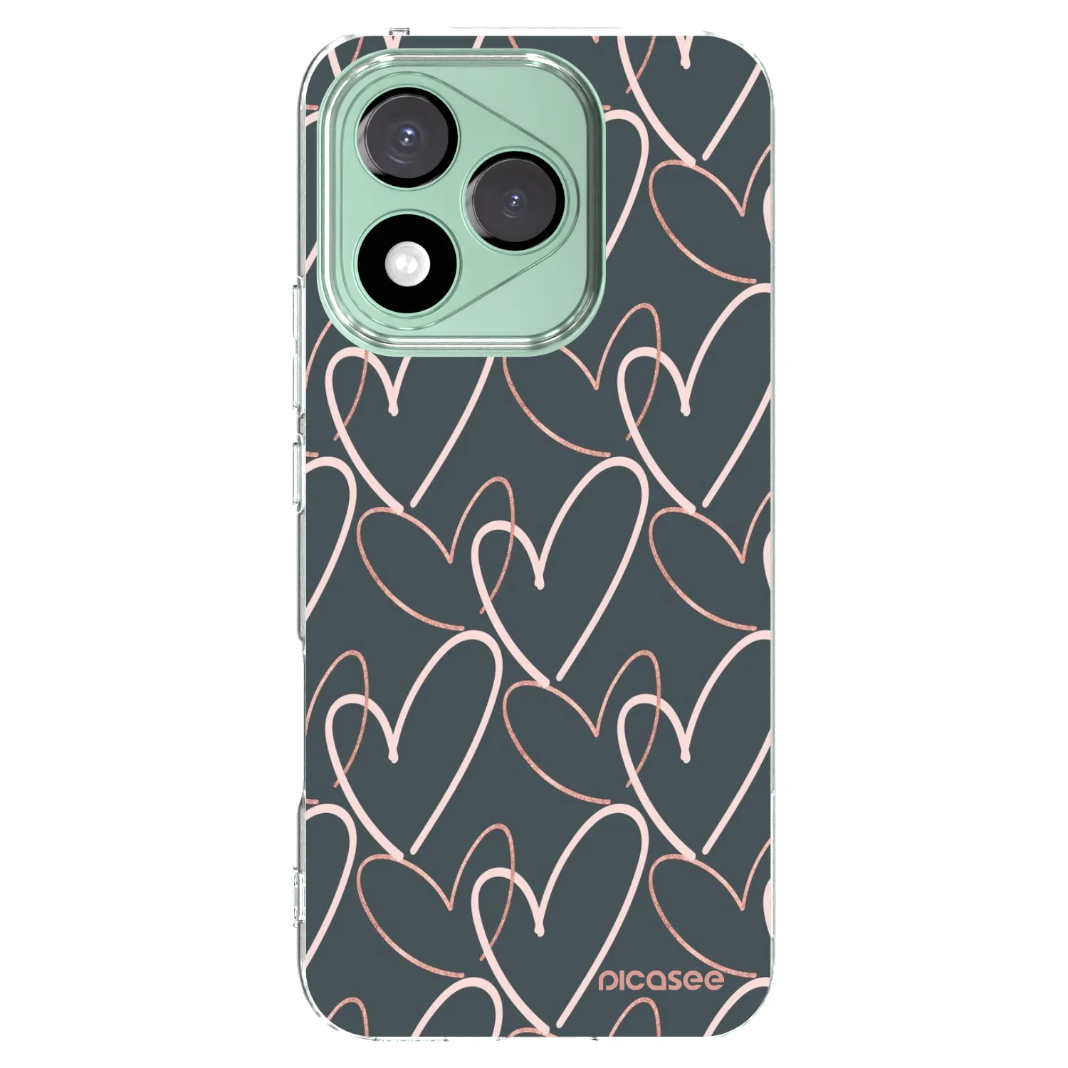 Picasee silikonowe przeźroczyste etui na Honor 400 Lite 5G - Lots of love