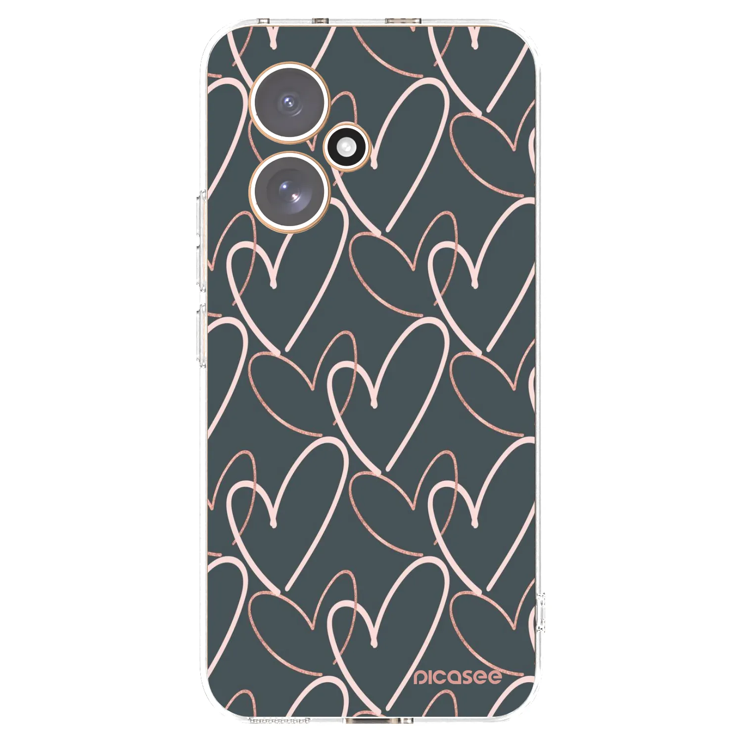 Picasee silikonowe przeźroczyste etui na Honor 400 5G - Lots of love