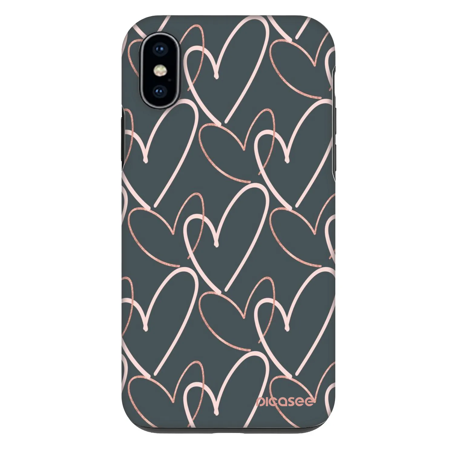 Picasee Fashion Case na Apple iPhone X/XS - Lots of love