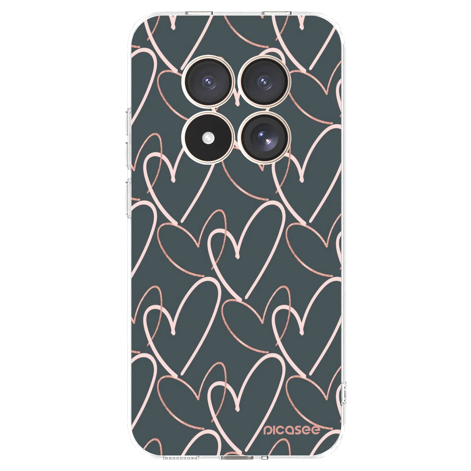 Picasee silikonowe przeźroczyste etui na Xiaomi Redmi Note 15 Pro 4G - Lots of love