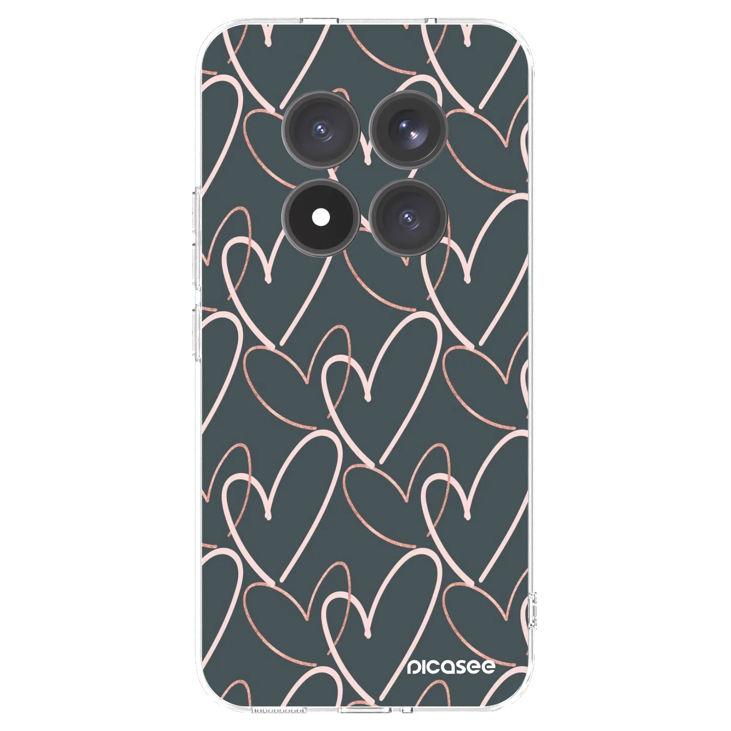 Picasee silikonowe przeźroczyste etui na Xiaomi Redmi Note 15 Pro+ - Lots of love