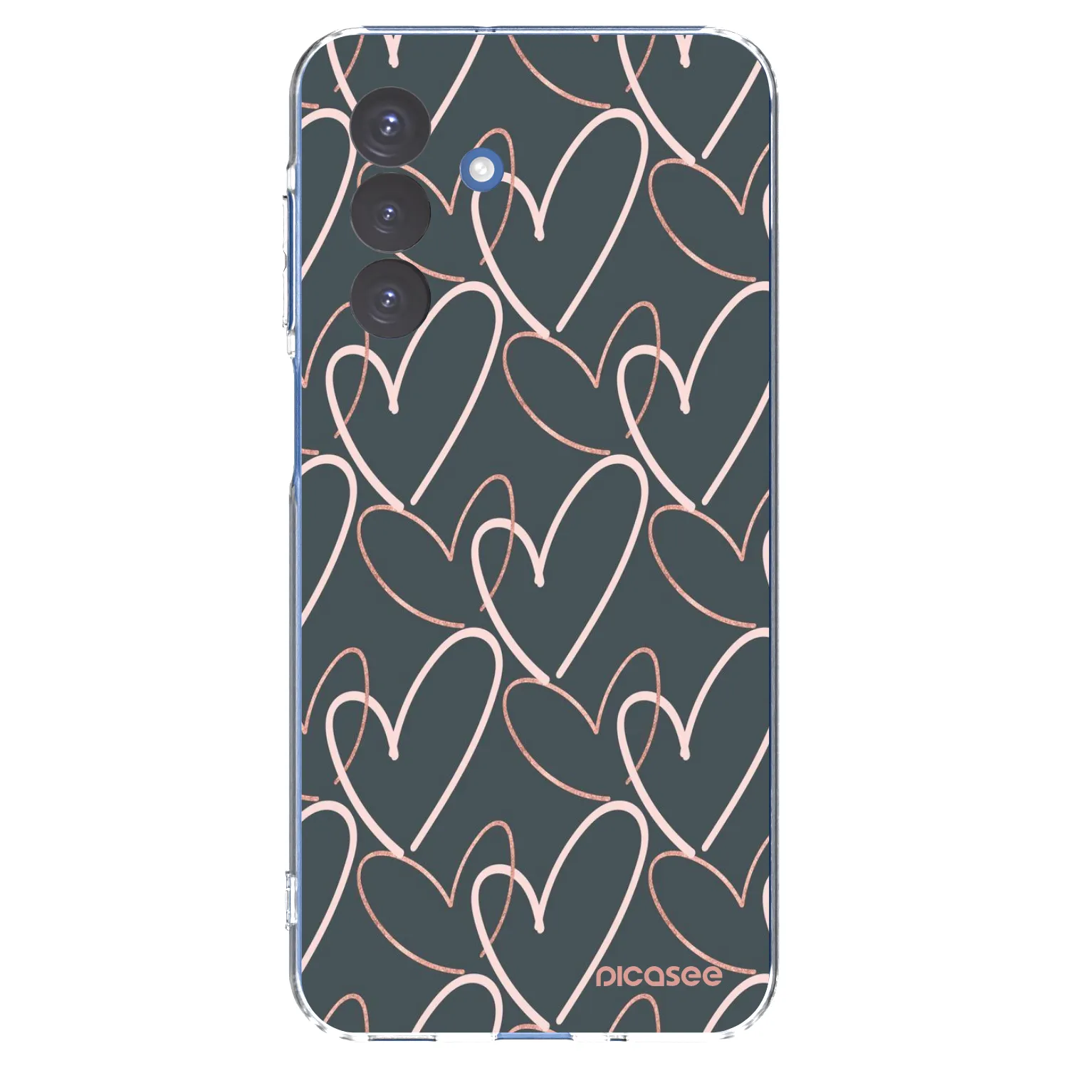 Picasee silikonowe przeźroczyste etui na Samsung Galaxy A17 5G - Lots of love