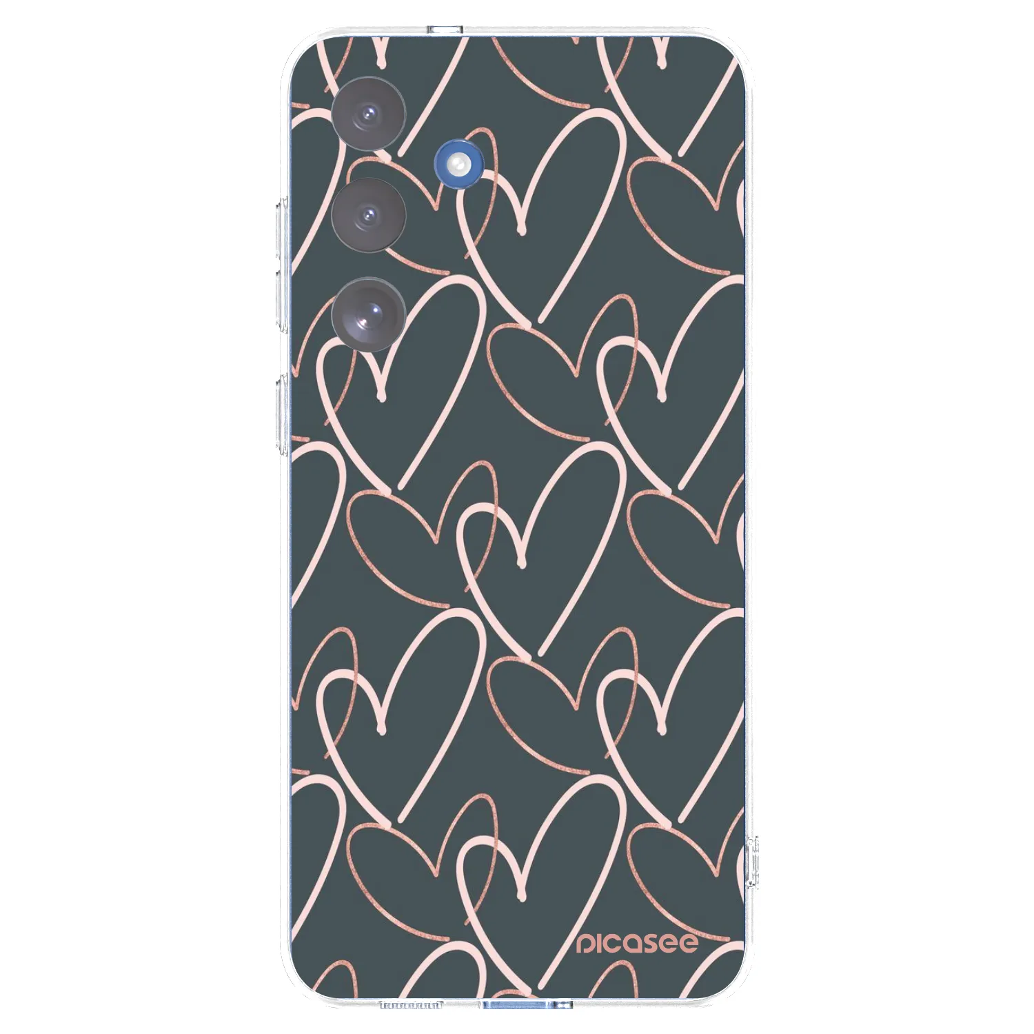 Picasee silikonowe przeźroczyste etui na Samsung Galaxy S25 FE 5G - Lots of love