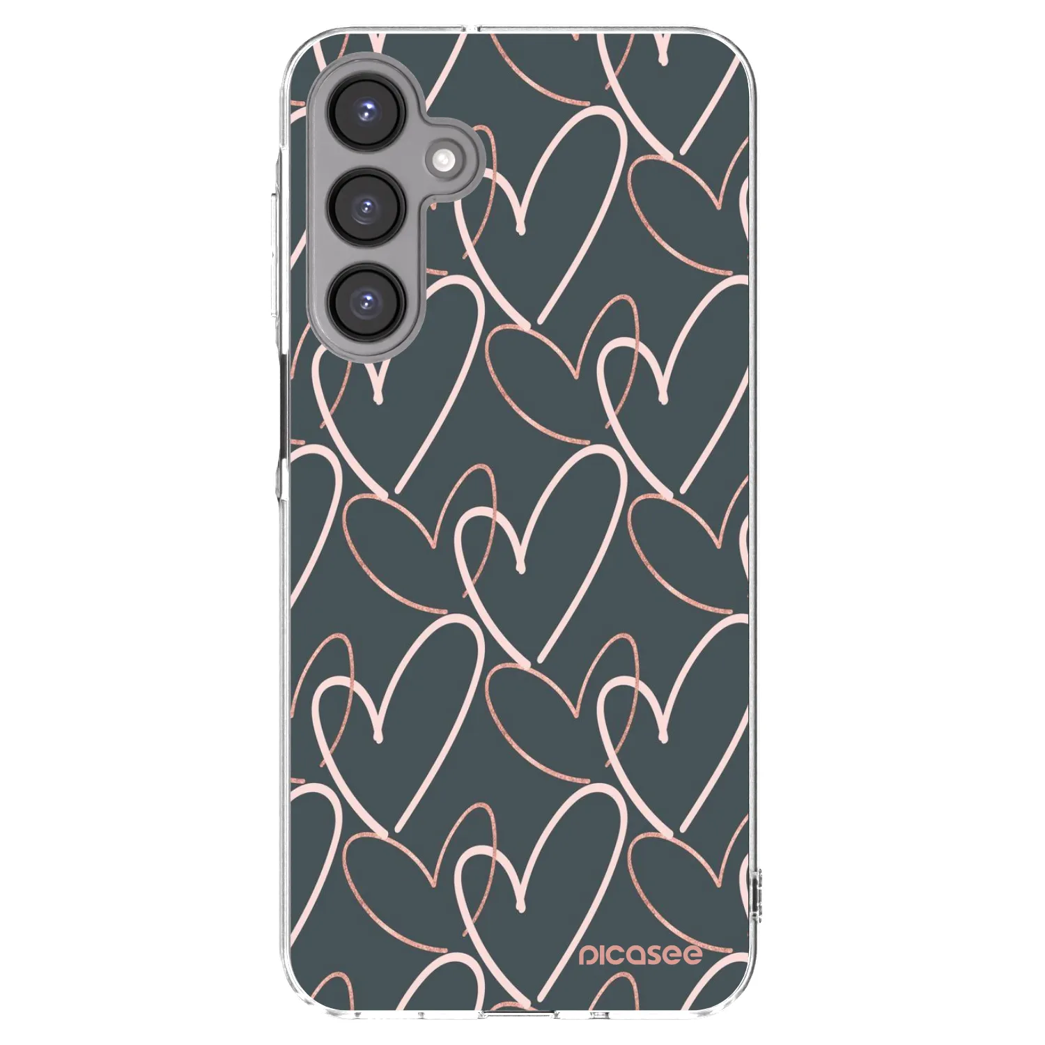 Picasee silikonowe przeźroczyste etui na Samsung Galaxy A16 4G - Lots of love