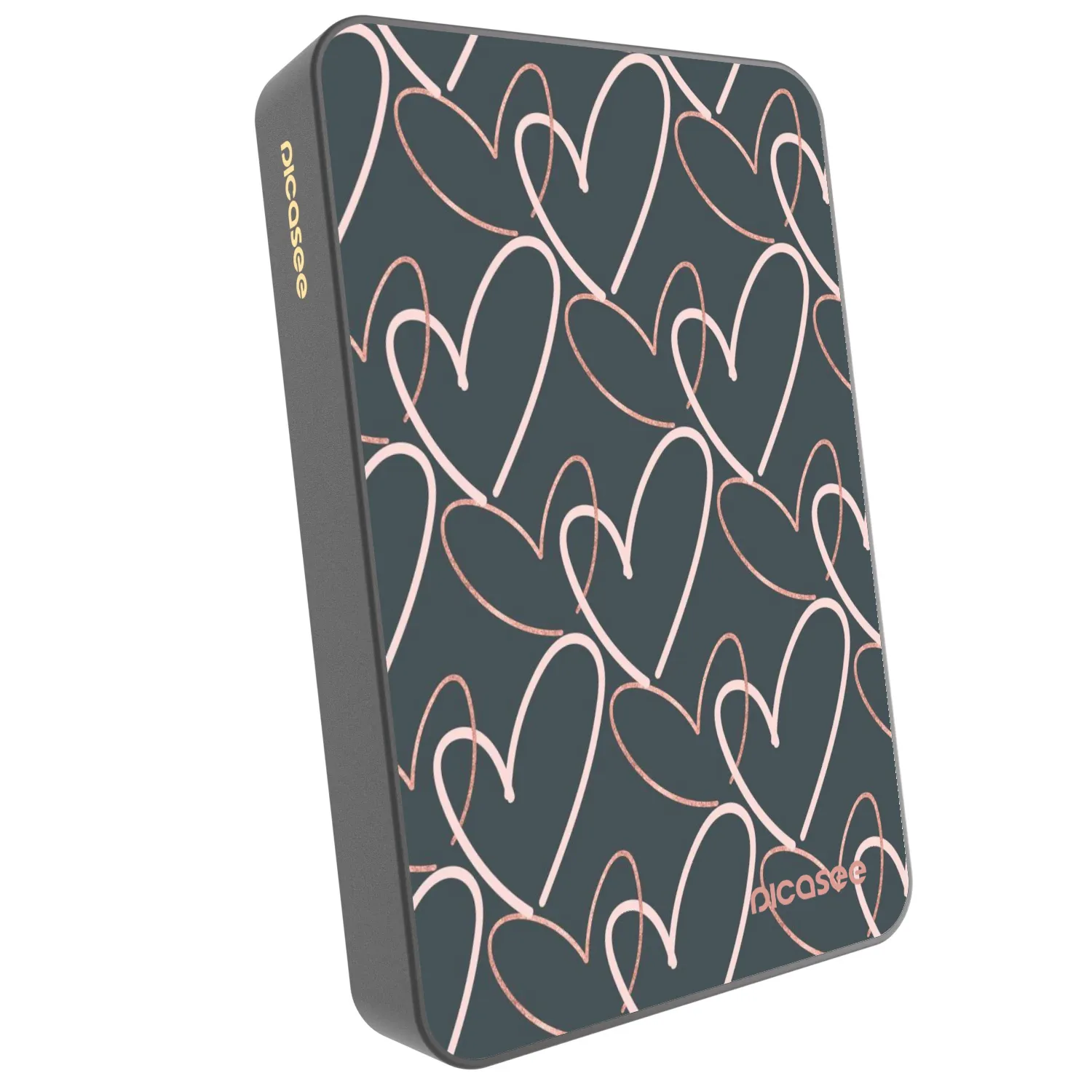 Picasee Powerbank z MagSafe 10 000 mAh Szary - Lots of love