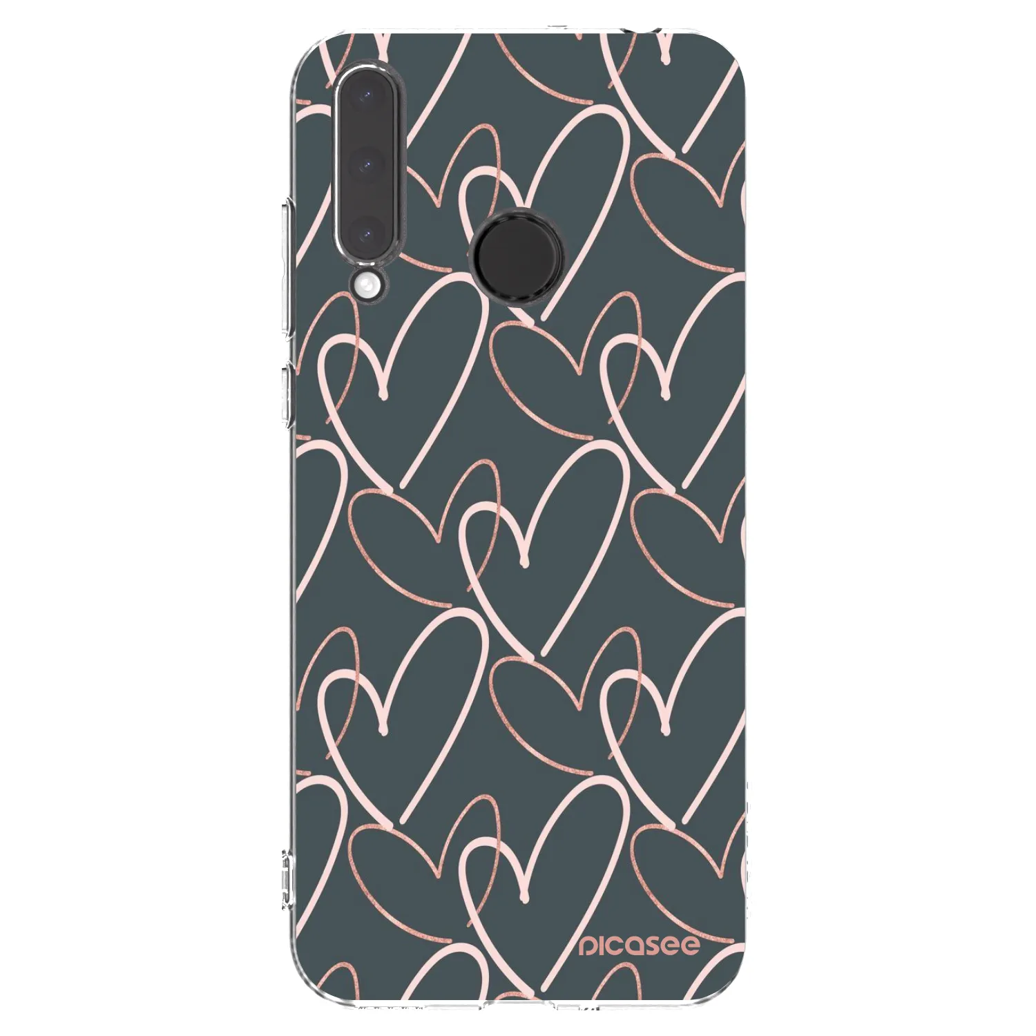 Picasee silikonowe przeźroczyste etui na Honor 20 Lite - Lots of love