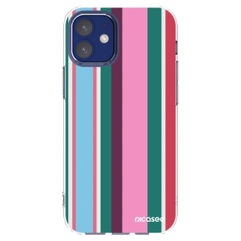 Picasee silikonowe przeźroczyste etui na Apple iPhone 12 mini - Cabana club