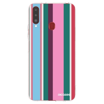 Picasee silikonowe przeźroczyste etui na Samsung Galaxy A20s - Cabana club