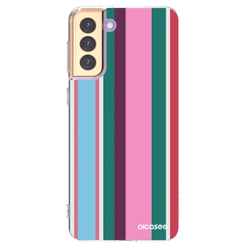 Picasee silikonowe przeźroczyste etui na Samsung Galaxy S21+ 5G G996F - Cabana club