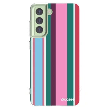 Picasee silikonowe przeźroczyste etui na Samsung Galaxy S21 FE 5G - Cabana club