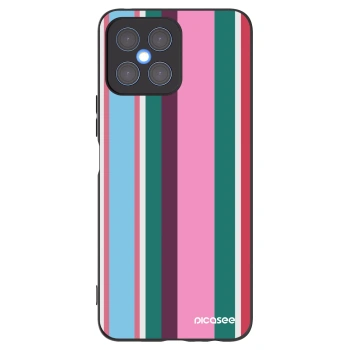 Picasee silikonowe czarne etui na Honor X8 4G - Cabana club